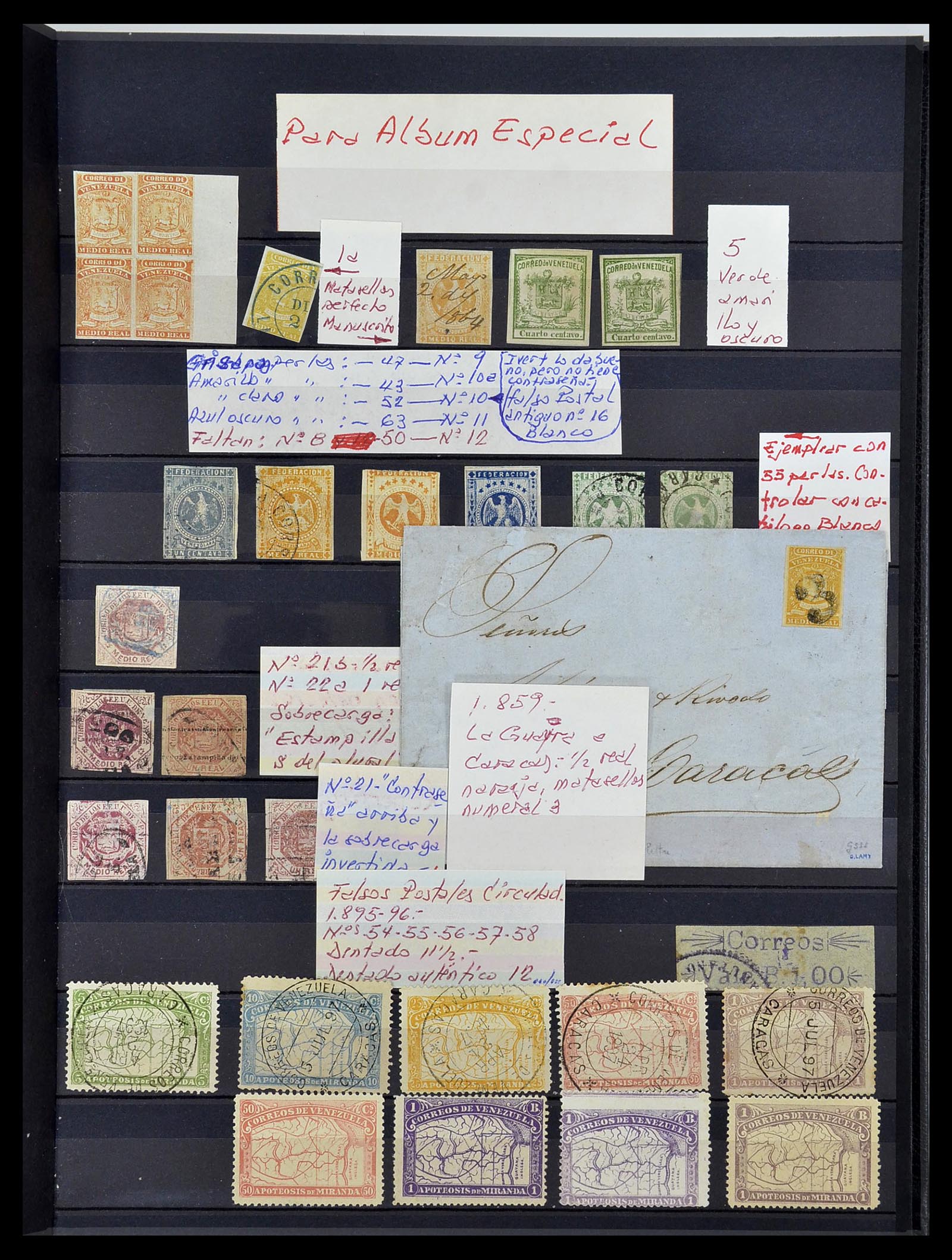 34715 001 - Stamp Collection 34715 Venezuela 1859-2006.