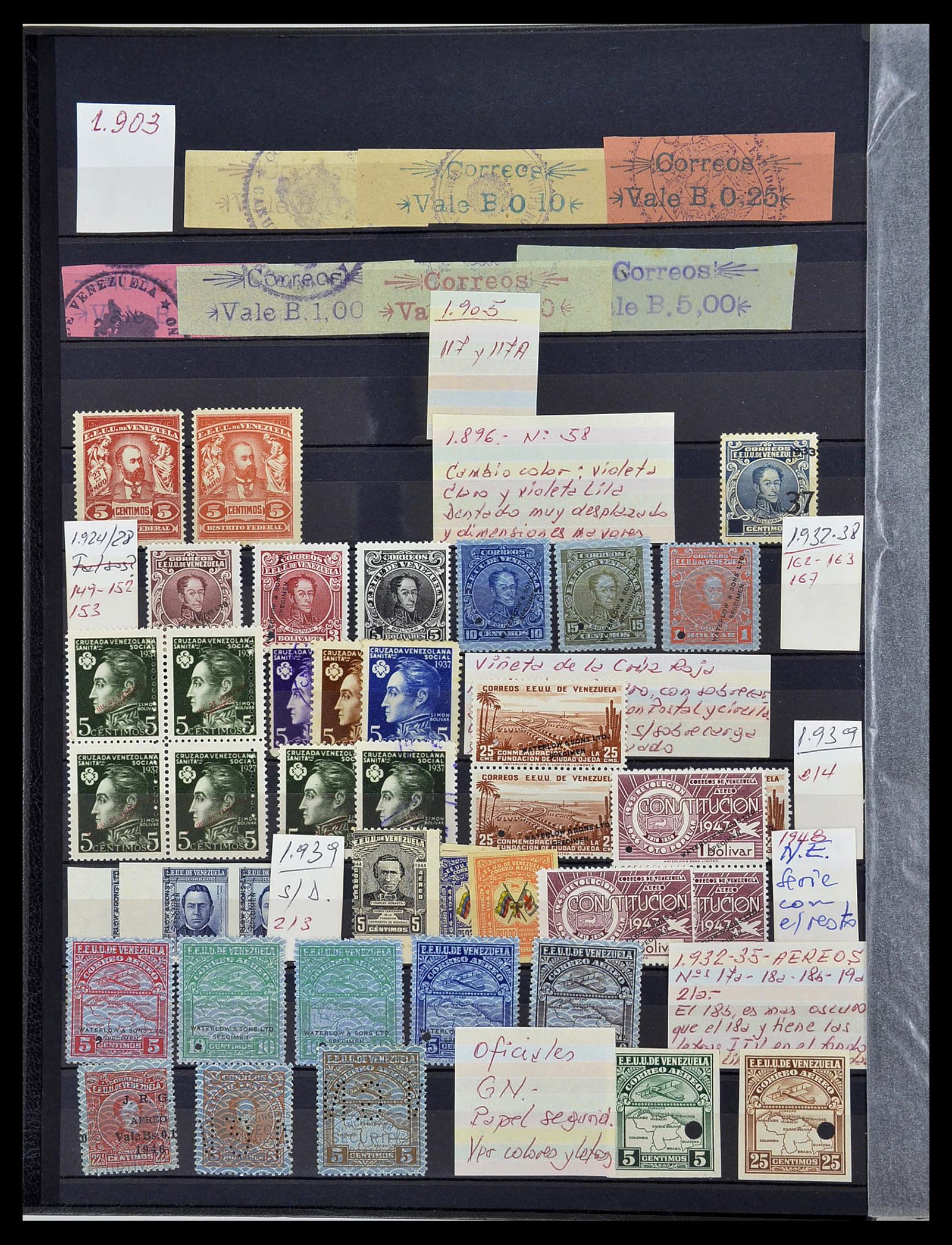 34715 002 - Postzegelverzameling 34715 Venezuela 1859-2006.