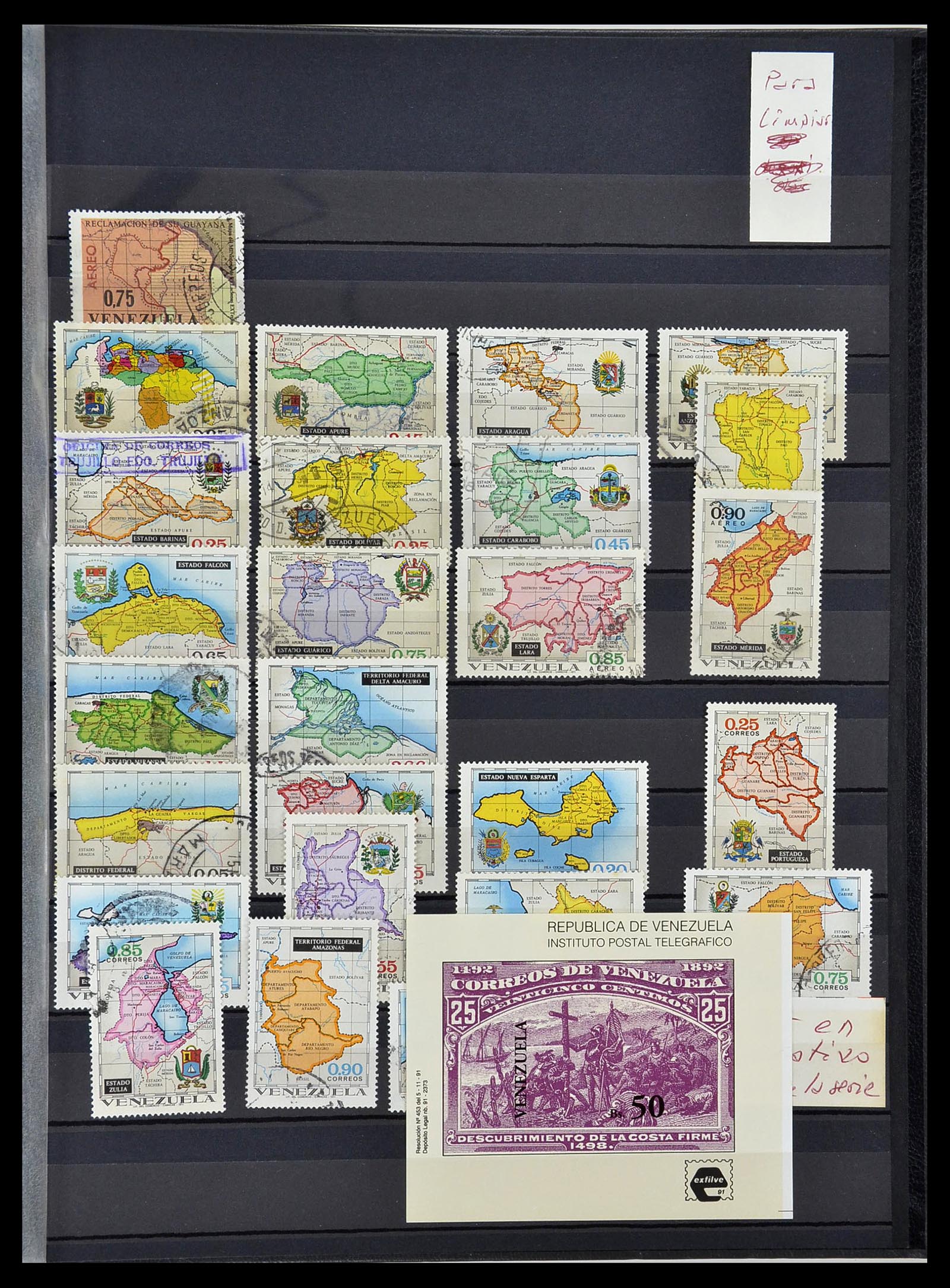 34715 014 - Stamp Collection 34715 Venezuela 1859-2006.
