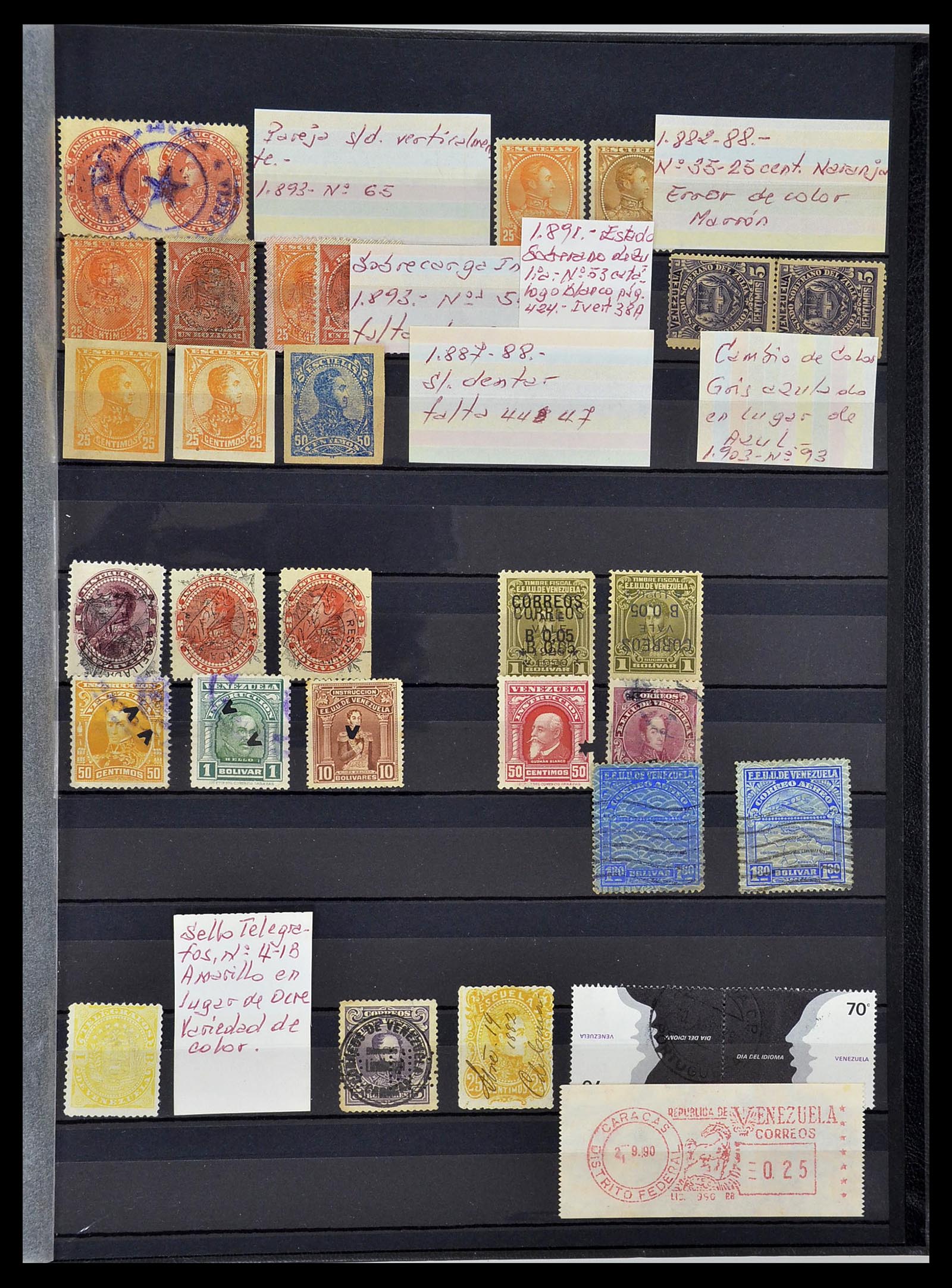 34715 016 - Postzegelverzameling 34715 Venezuela 1859-2006.
