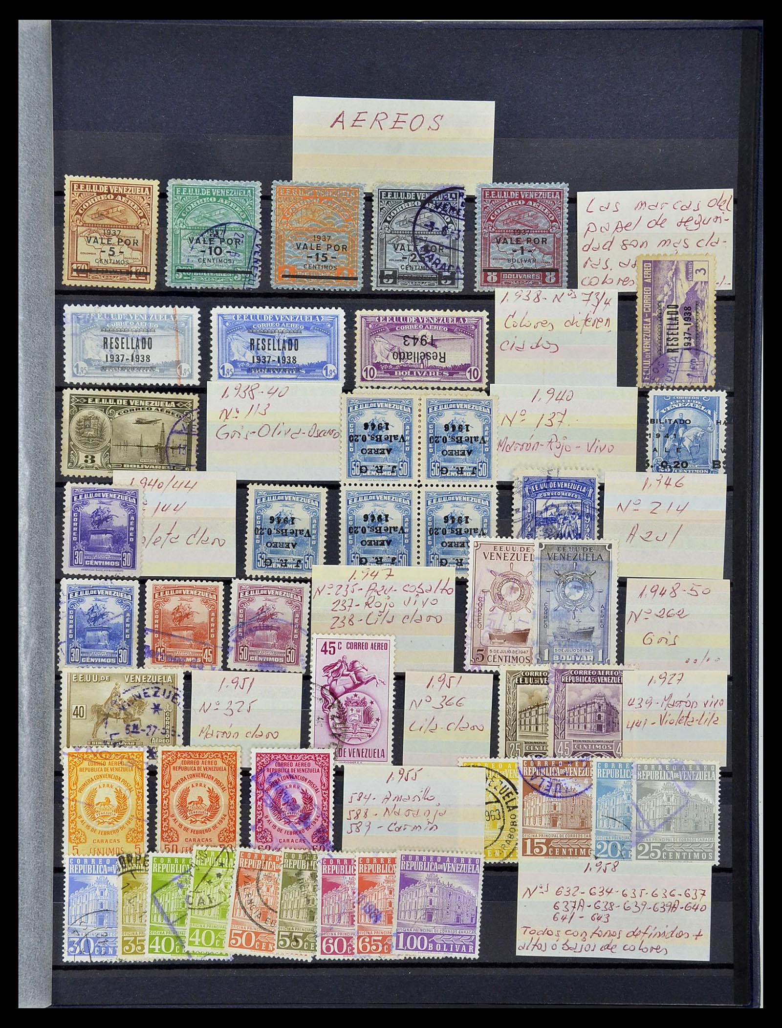 34715 024 - Postzegelverzameling 34715 Venezuela 1859-2006.