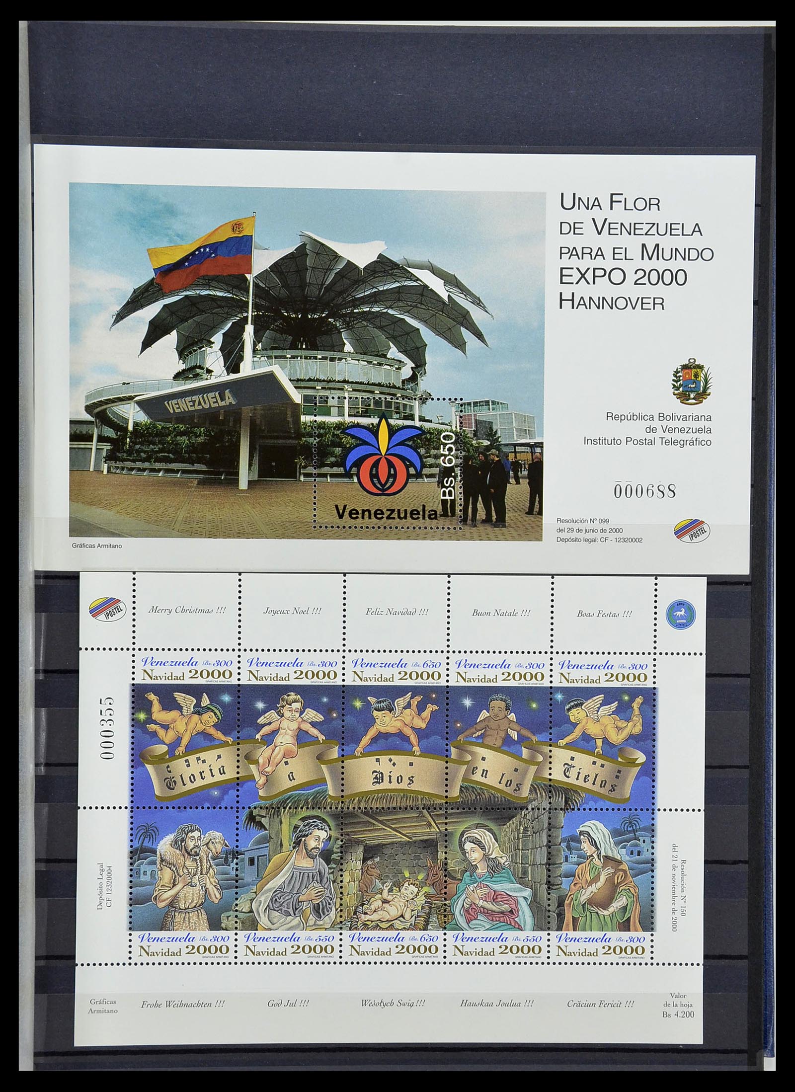 34715 038 - Postzegelverzameling 34715 Venezuela 1859-2006.