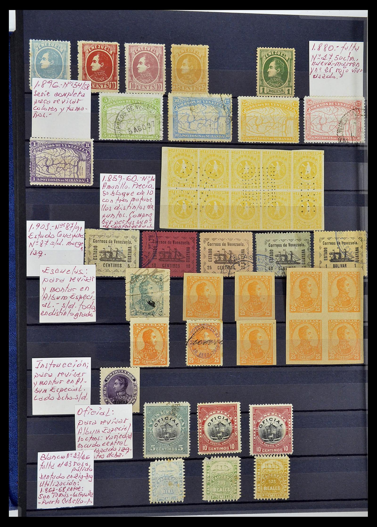34715 046 - Postzegelverzameling 34715 Venezuela 1859-2006.