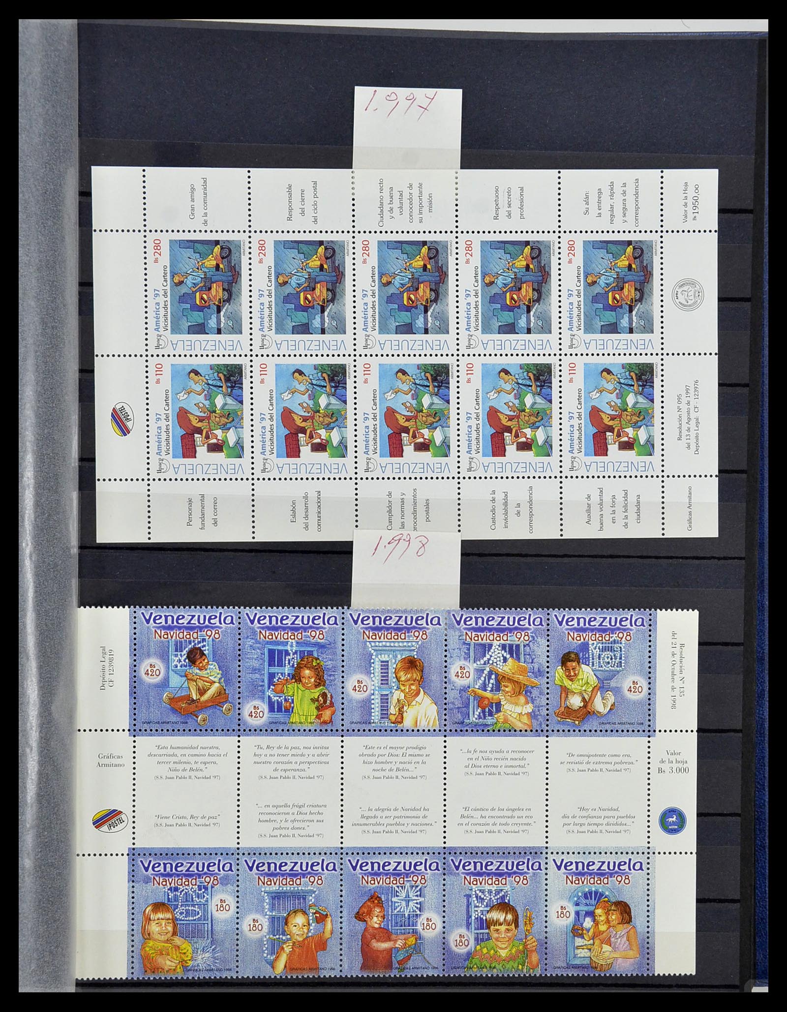34715 081 - Postzegelverzameling 34715 Venezuela 1859-2006.