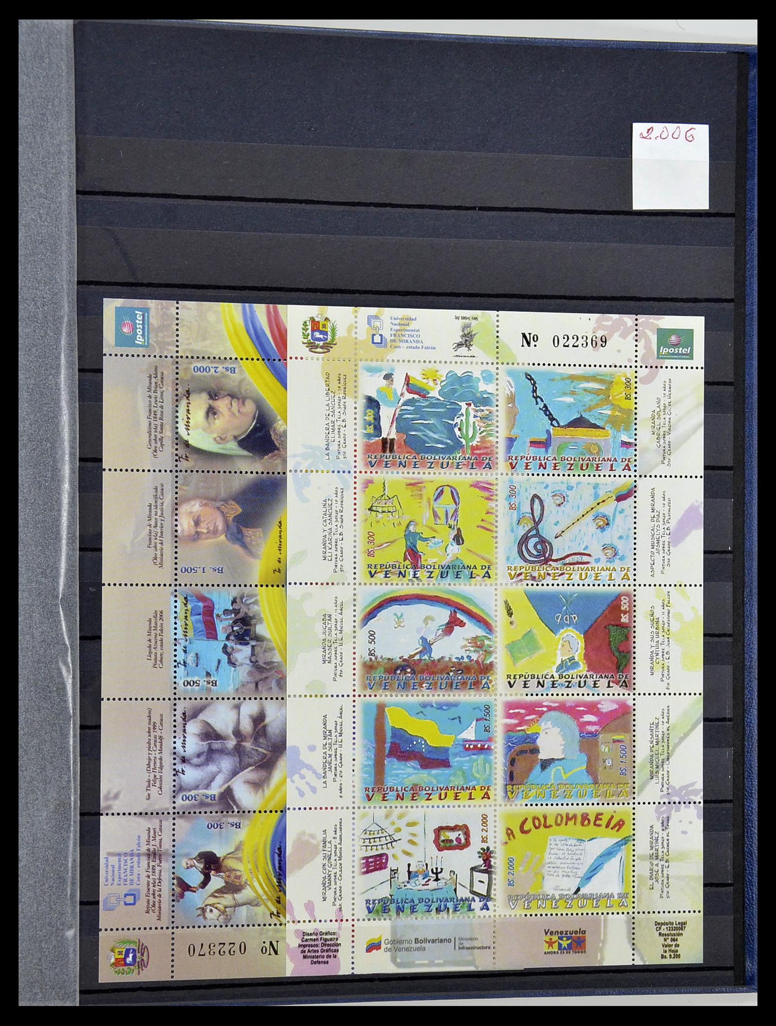 34715 092 - Postzegelverzameling 34715 Venezuela 1859-2006.