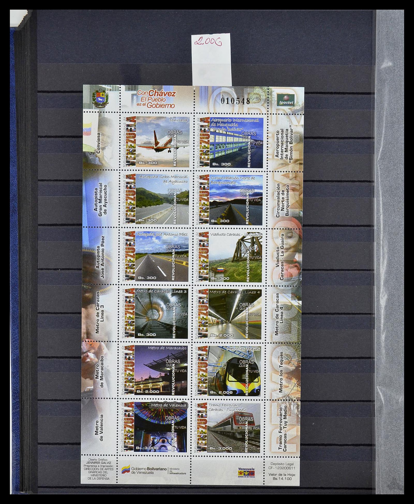 34715 093 - Postzegelverzameling 34715 Venezuela 1859-2006.