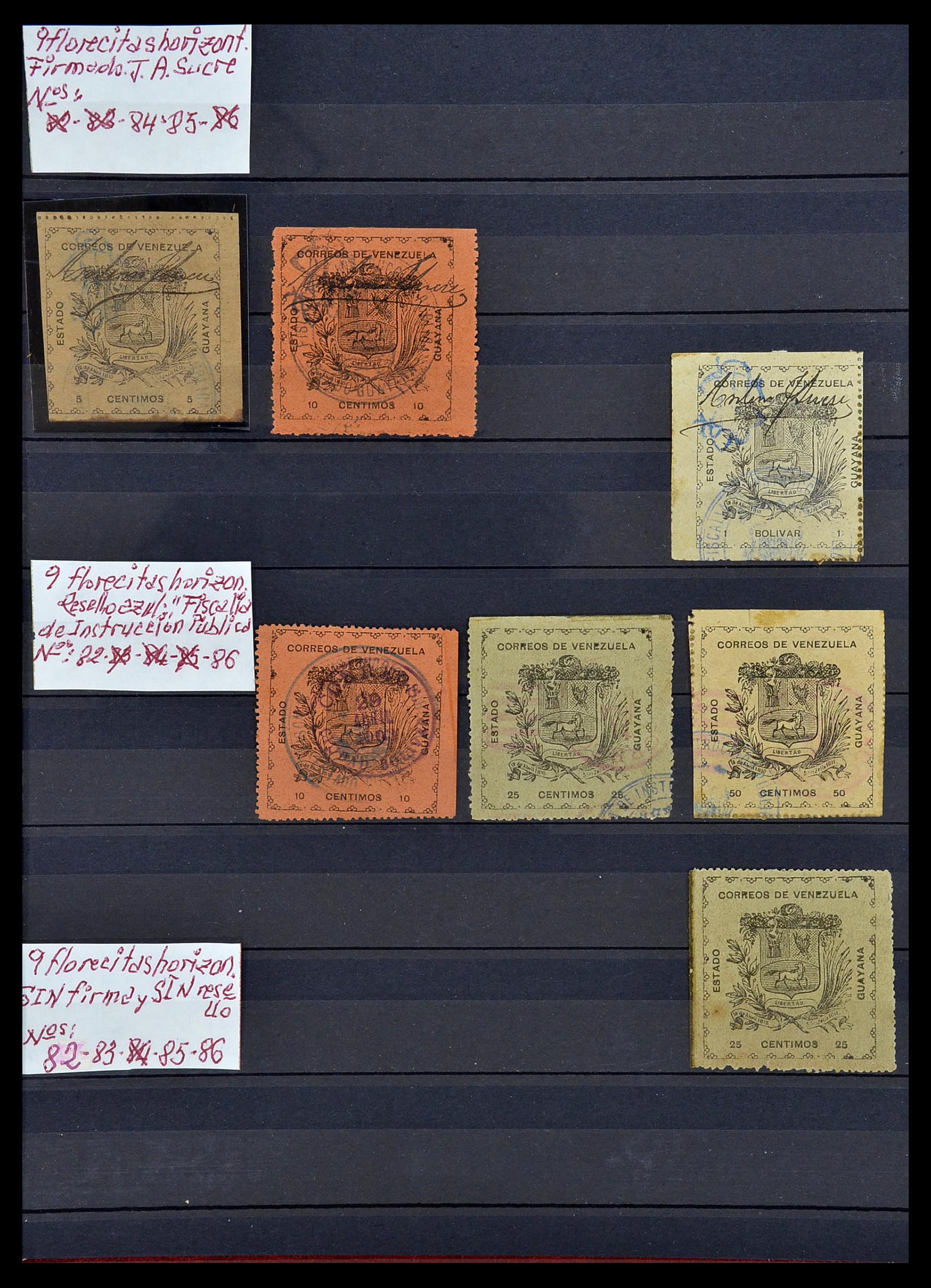 34716 001 - Postzegelverzameling 34716 Venezuela 1902-1903.