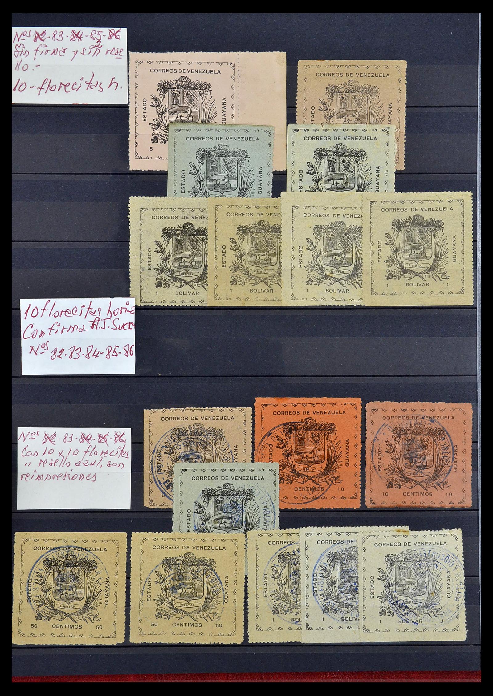 34716 002 - Postzegelverzameling 34716 Venezuela 1902-1903.
