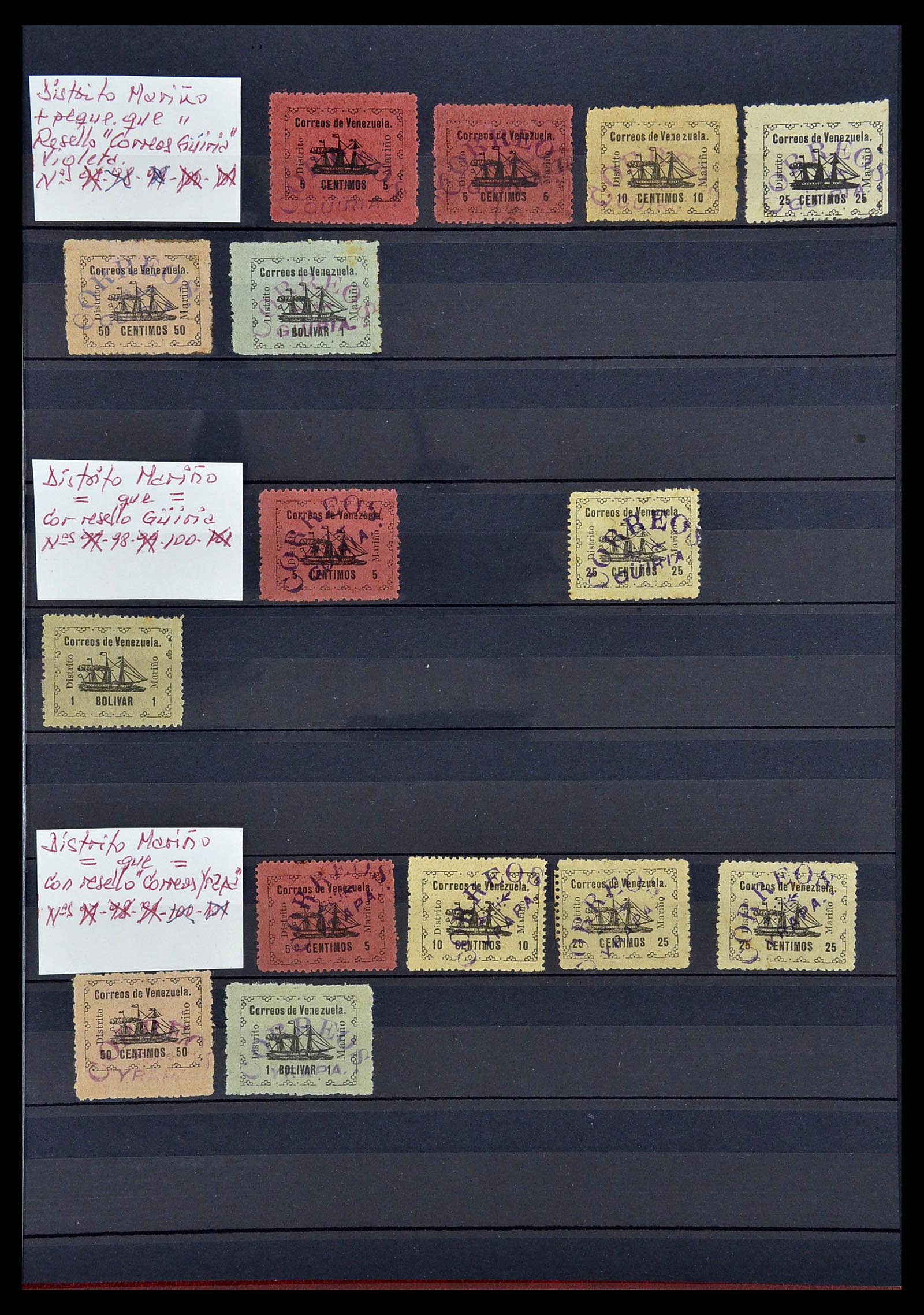 34716 005 - Stamp Collection 34716 Venezuela 1902-1903.