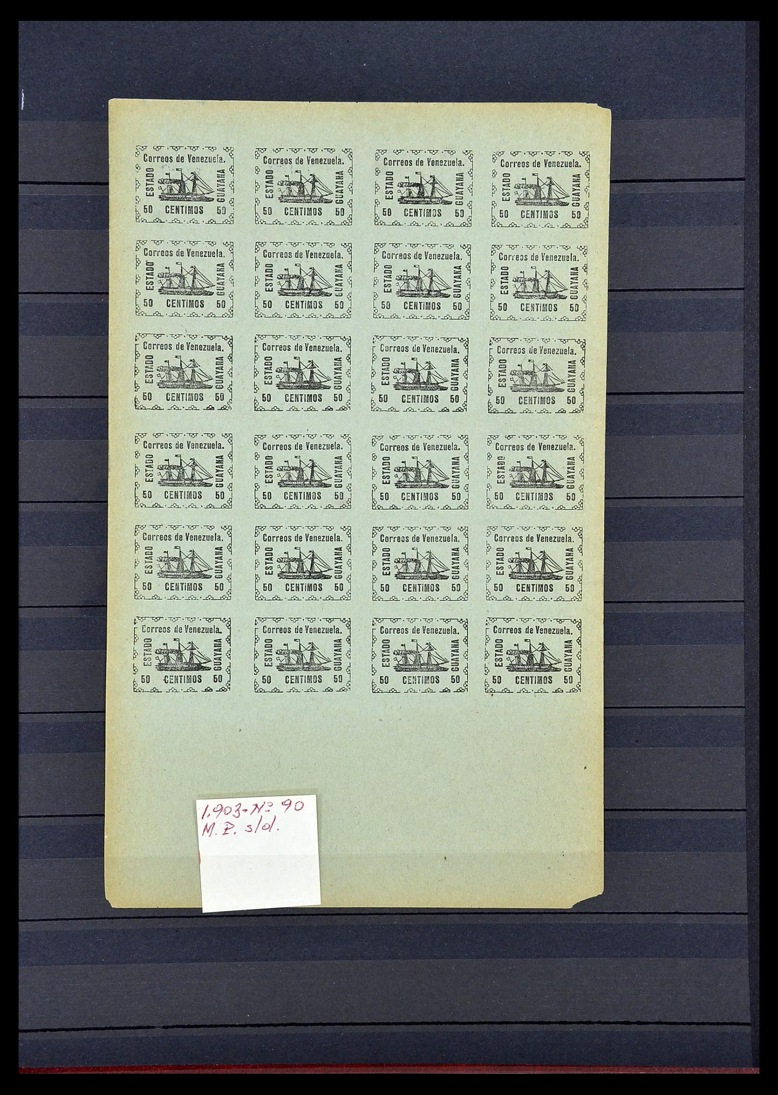 34716 007 - Stamp Collection 34716 Venezuela 1902-1903.