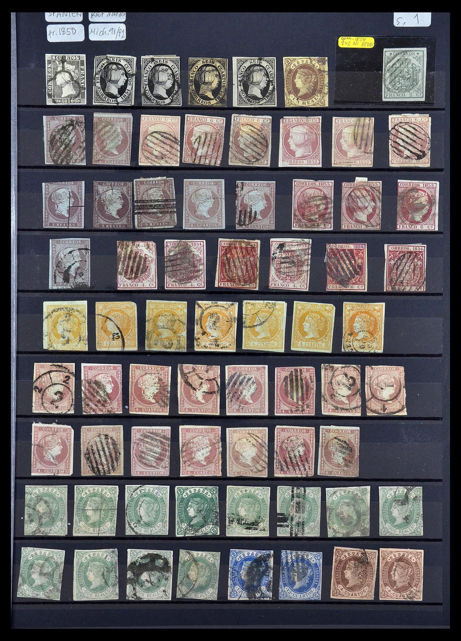 34717 001 - Postzegelverzameling 34717 Europa 1850-1920.