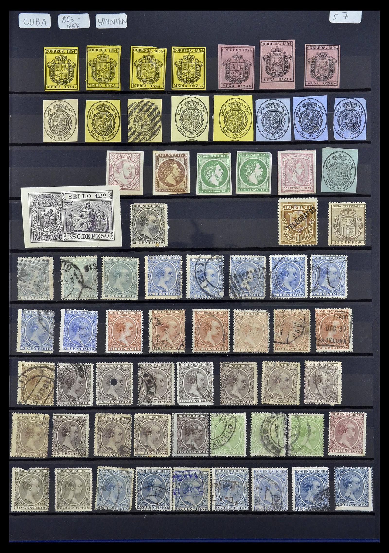34717 007 - Postzegelverzameling 34717 Europa 1850-1920.