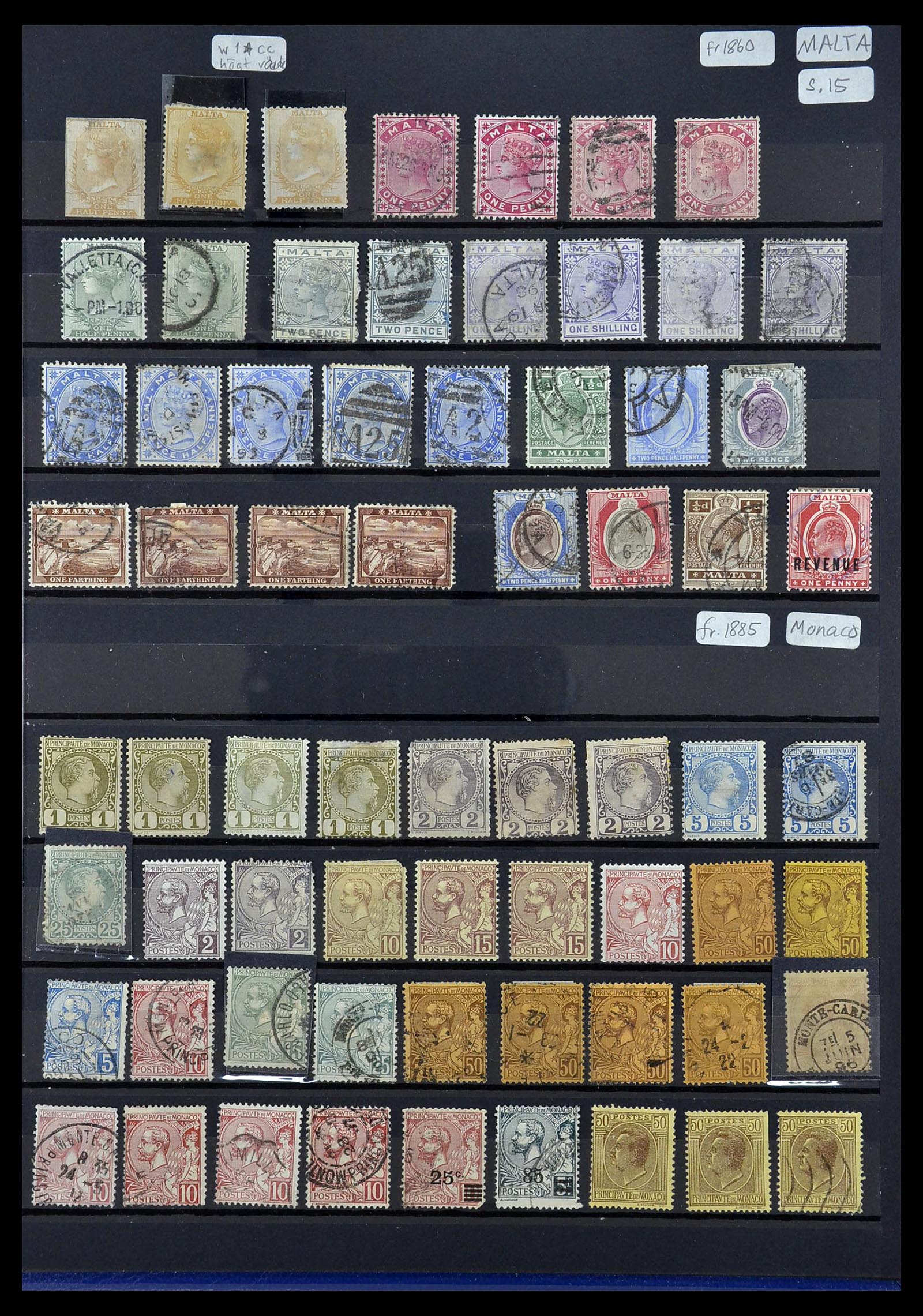 34717 015 - Postzegelverzameling 34717 Europa 1850-1920.