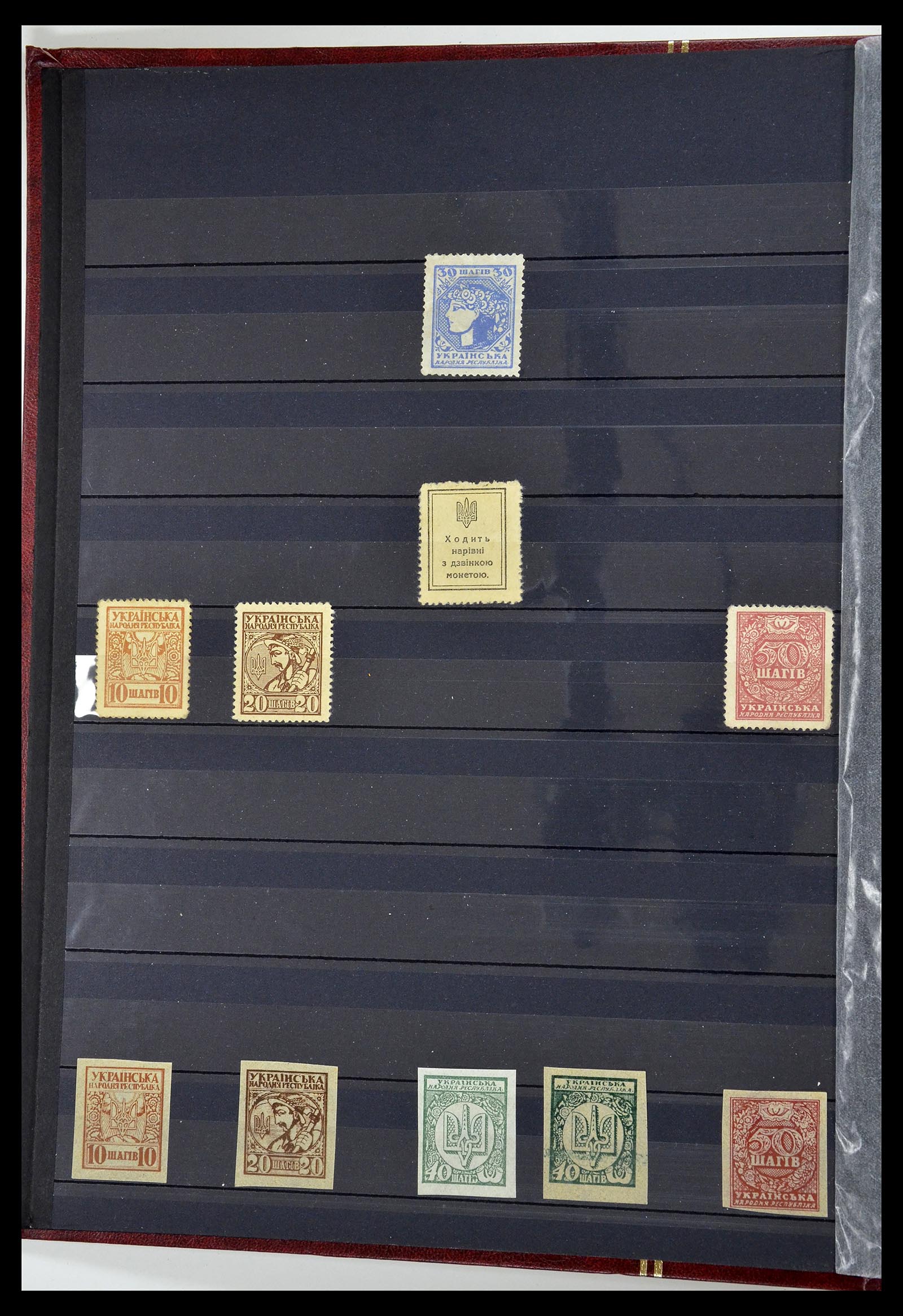 34718 002 - Stamp Collection 34718 Ukraine 1918-1945.