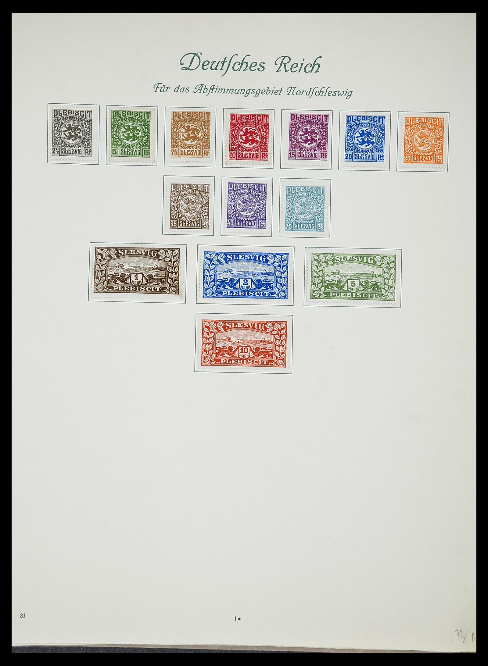 34719 020 - Postzegelverzameling 34719 Duitse bezettingen en gebieden 1914-1945.