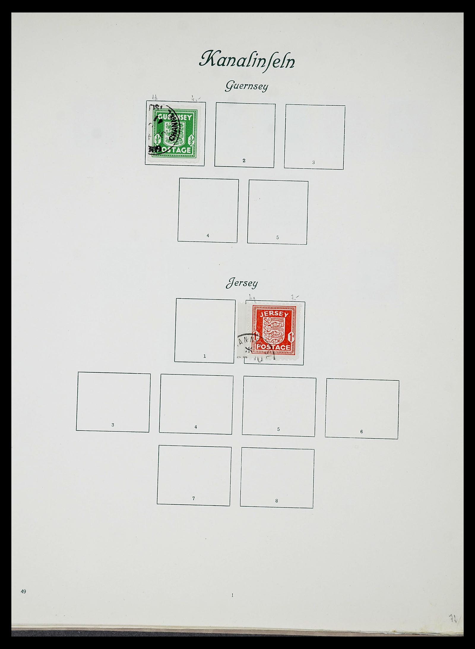 34719 029 - Postzegelverzameling 34719 Duitse bezettingen en gebieden 1914-1945.