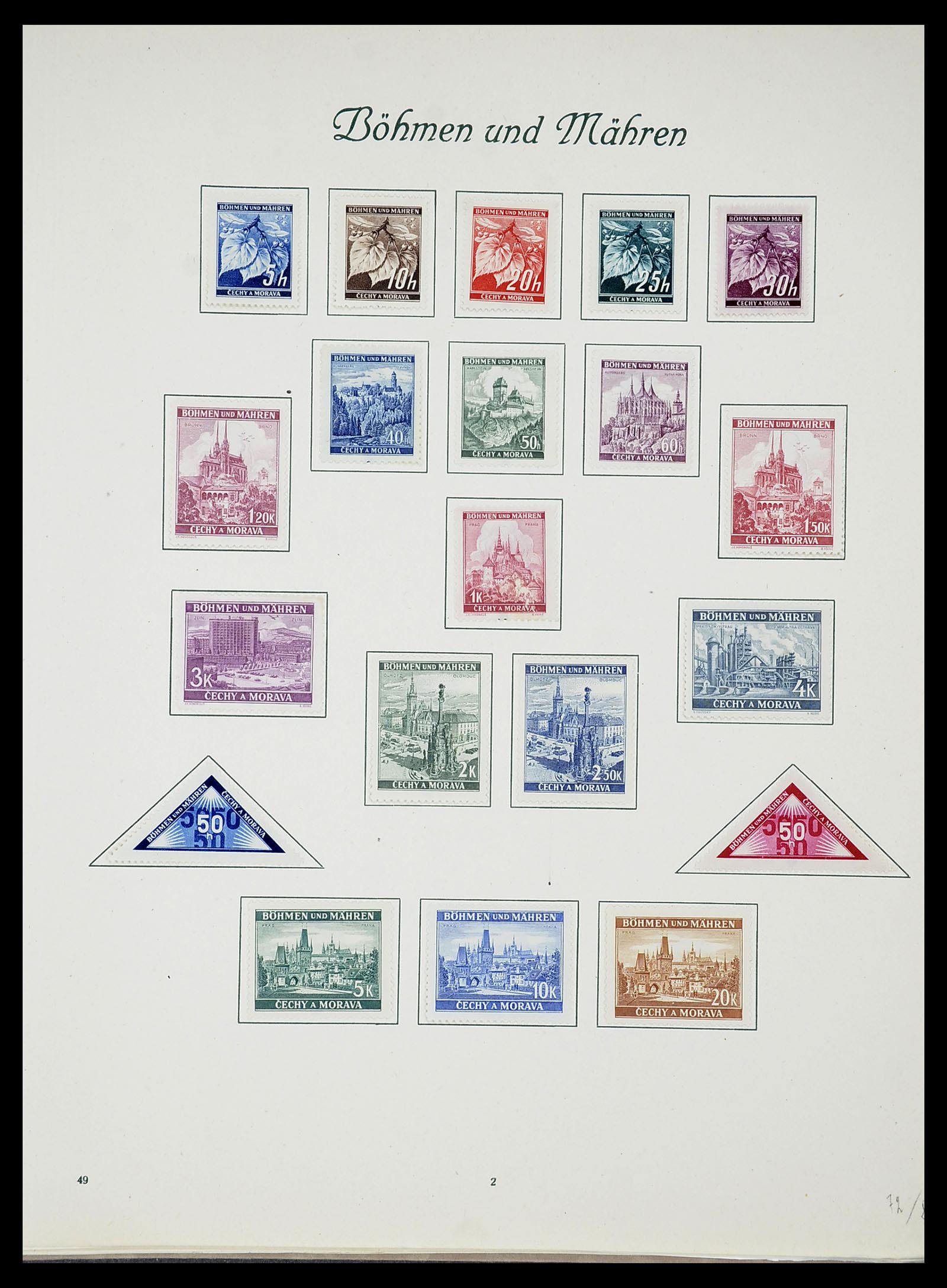 34719 056 - Postzegelverzameling 34719 Duitse bezettingen en gebieden 1914-1945.