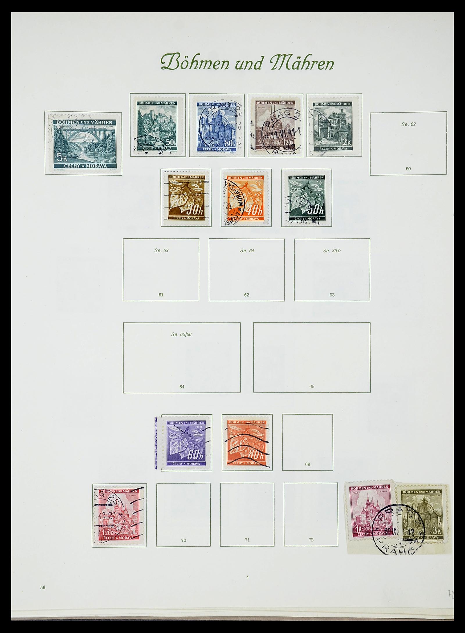 34719 061 - Postzegelverzameling 34719 Duitse bezettingen en gebieden 1914-1945.