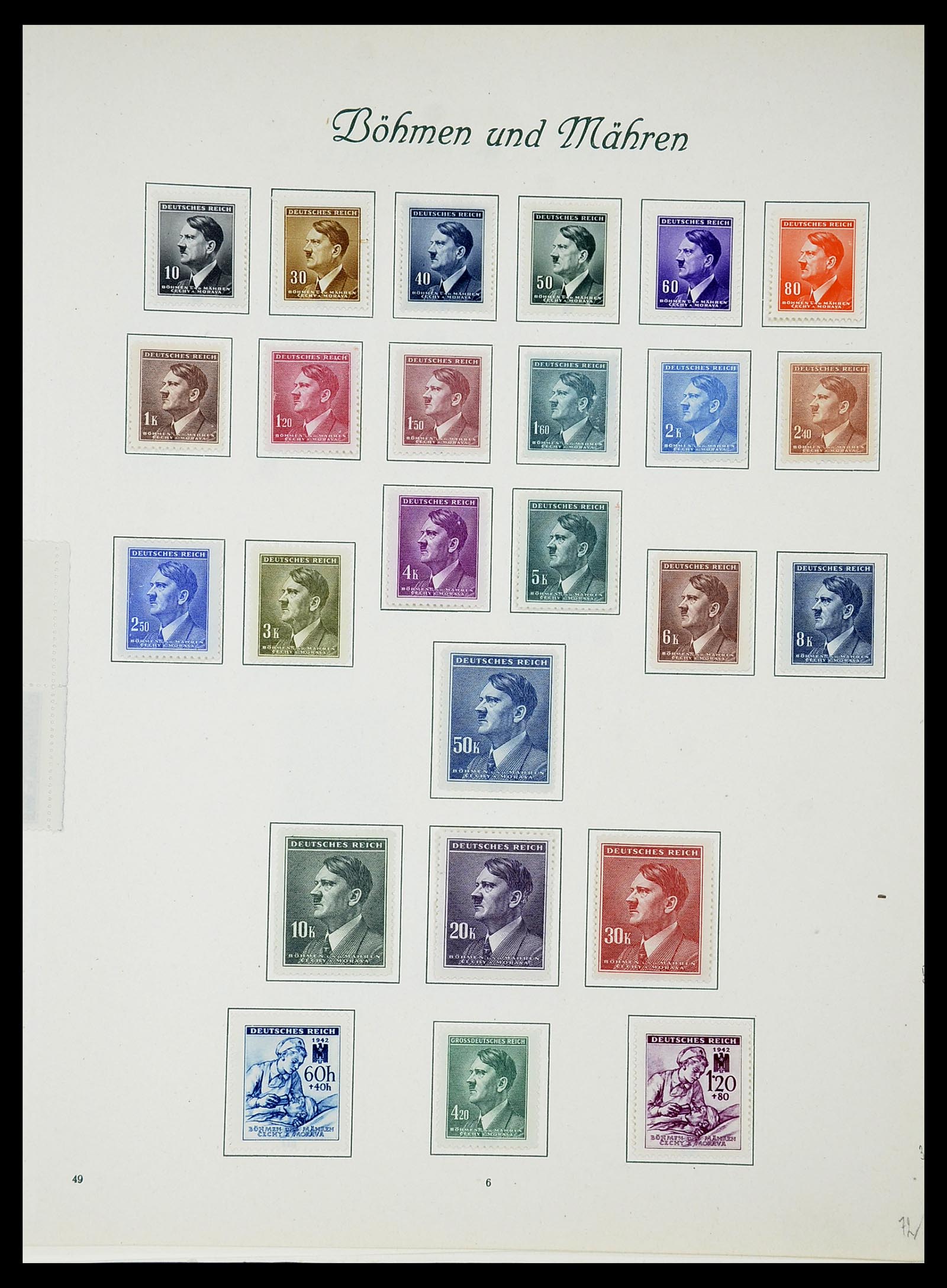 34719 063 - Postzegelverzameling 34719 Duitse bezettingen en gebieden 1914-1945.