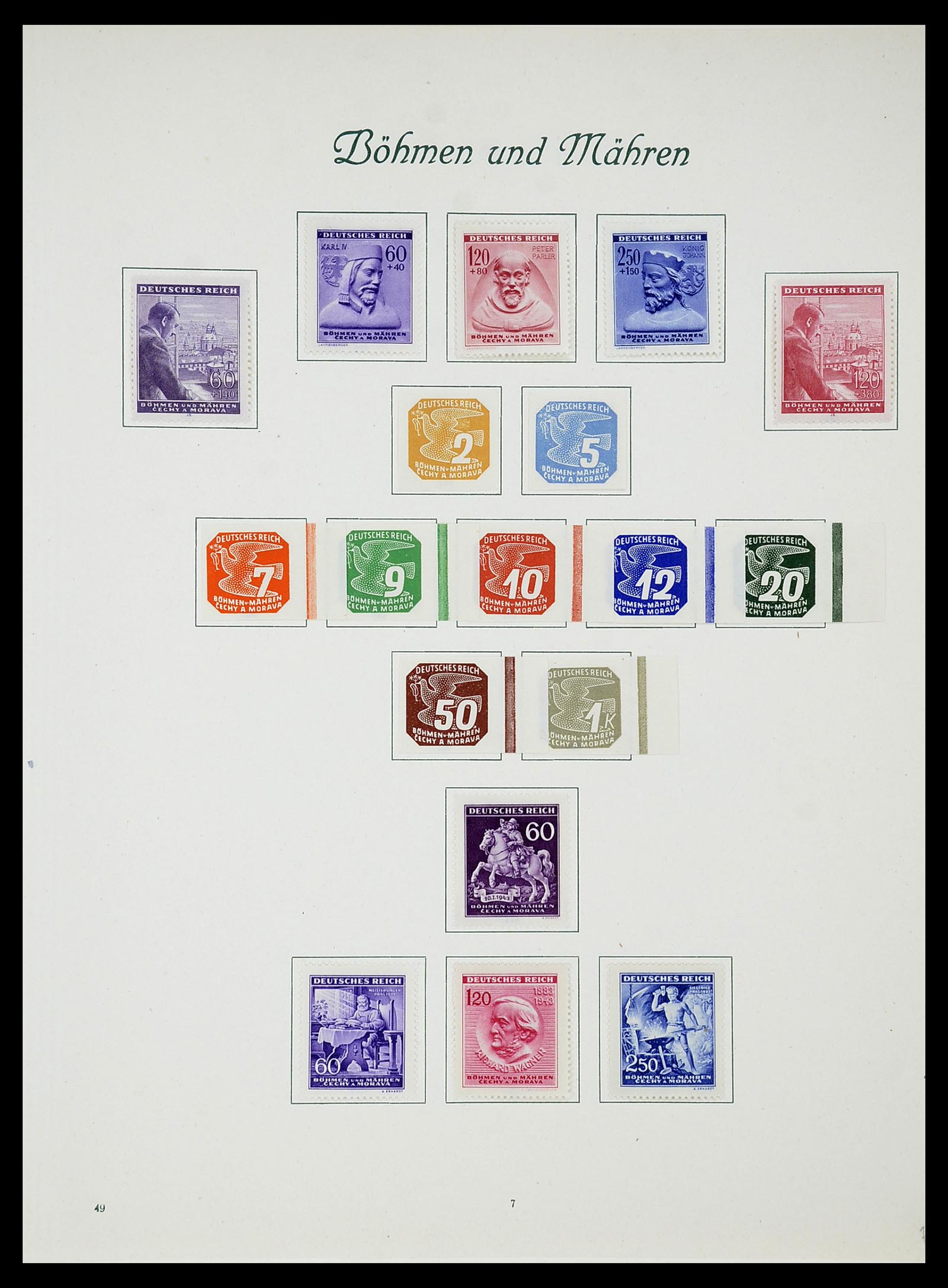 34719 065 - Postzegelverzameling 34719 Duitse bezettingen en gebieden 1914-1945.