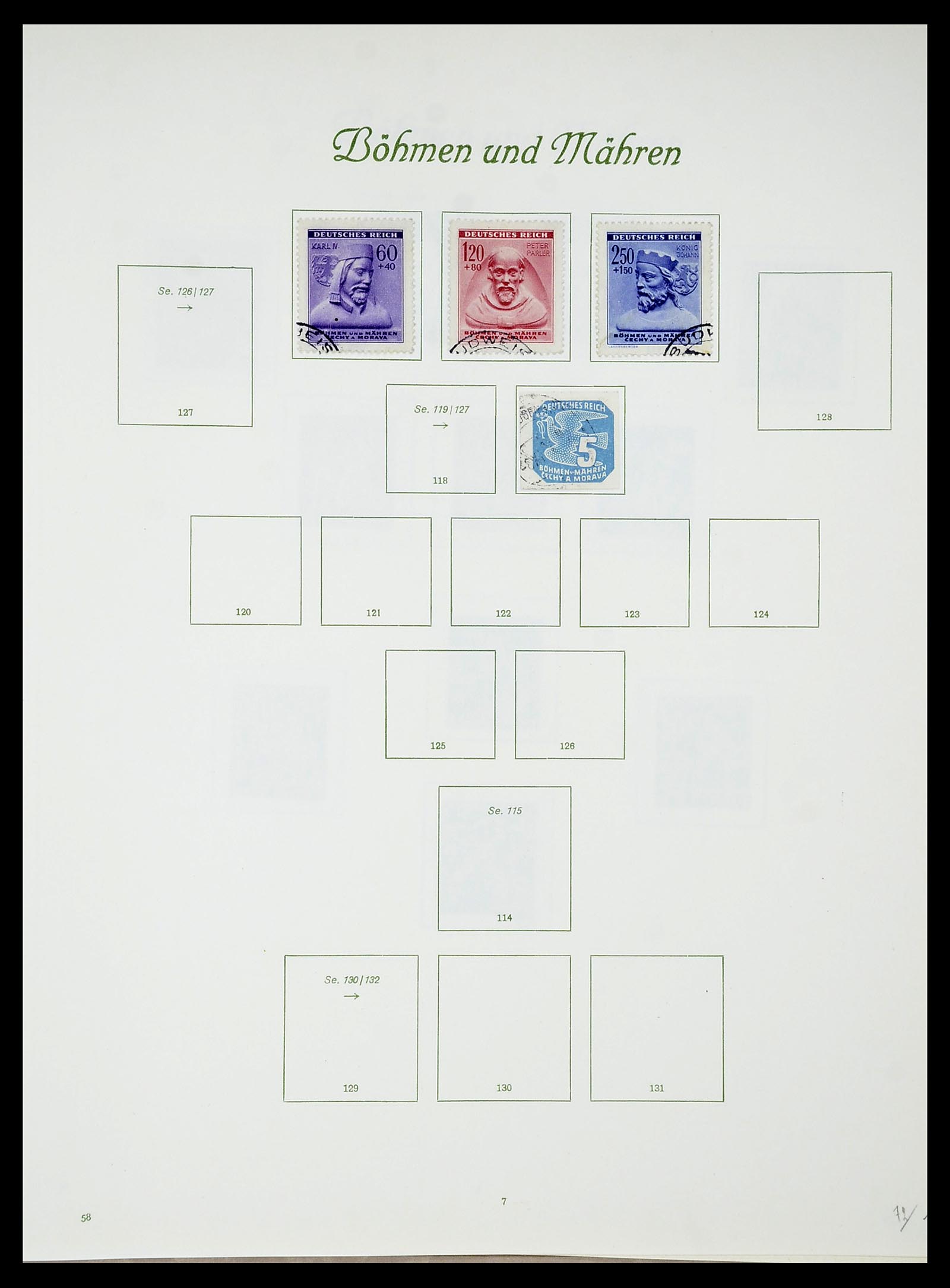 34719 066 - Postzegelverzameling 34719 Duitse bezettingen en gebieden 1914-1945.