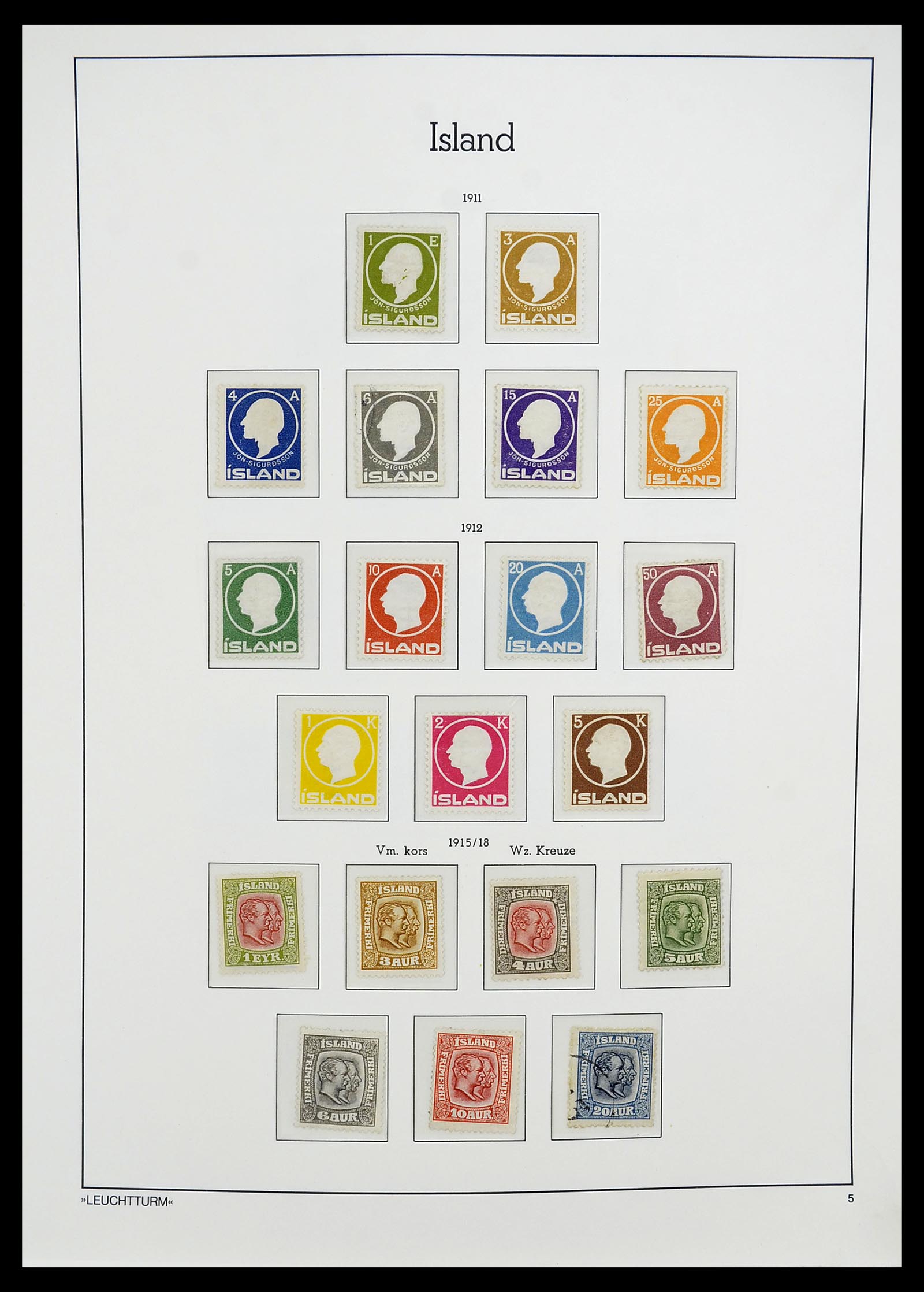 34720 005 - Postzegelverzameling 34720 IJsland 1873-2020!!