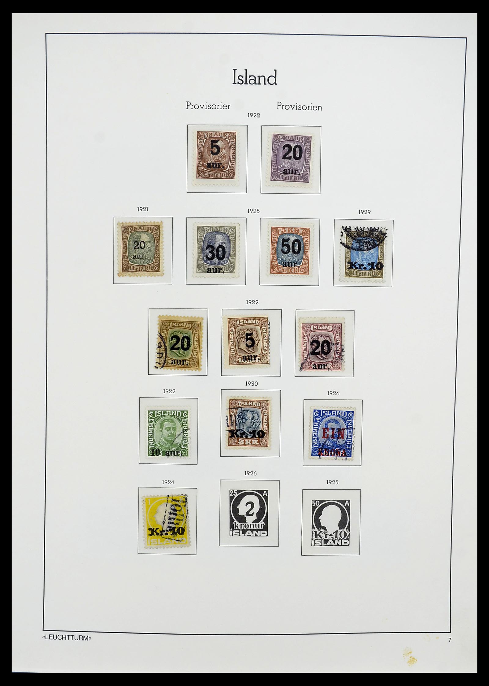 34720 007 - Postzegelverzameling 34720 IJsland 1873-2020!!