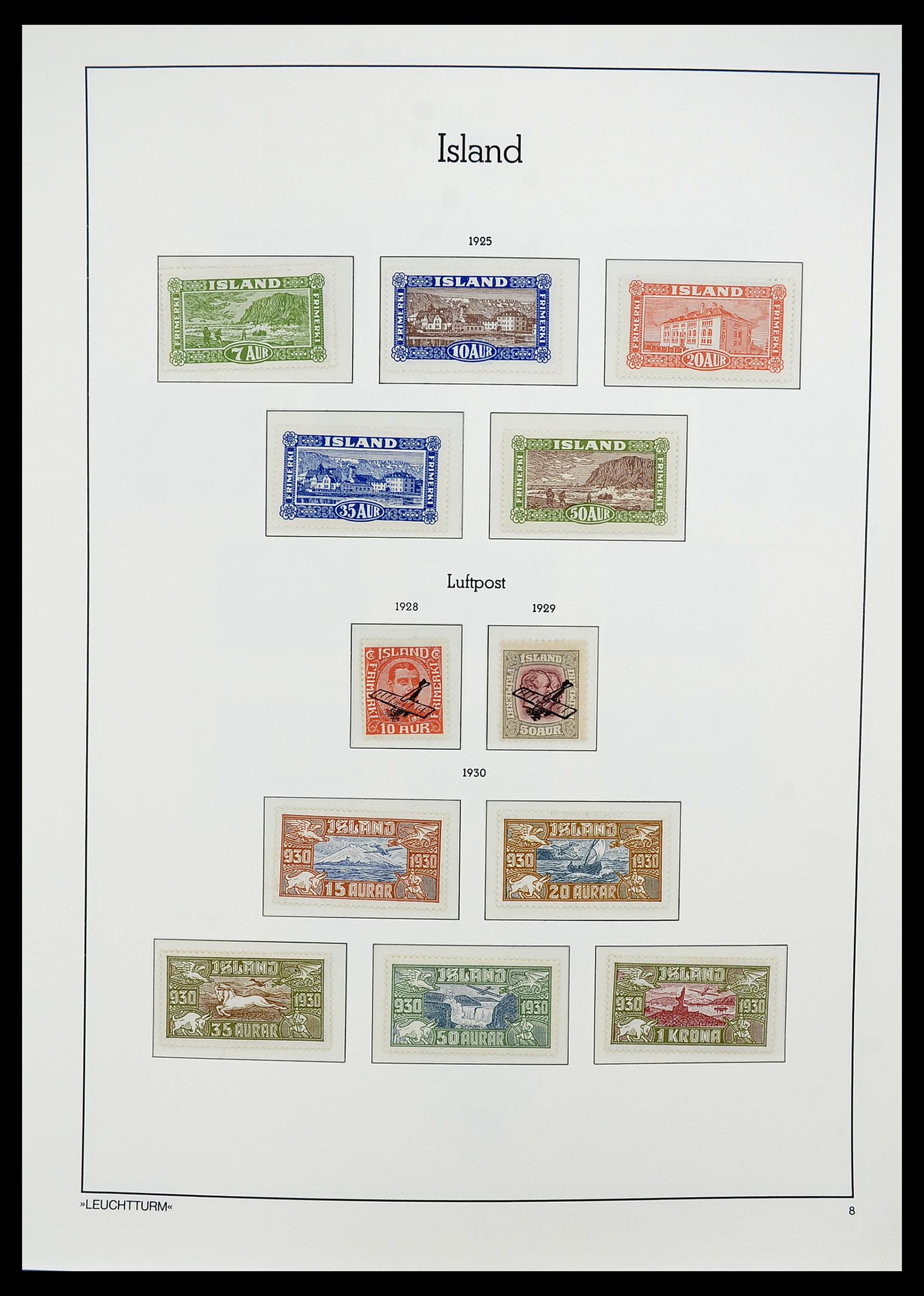 34720 008 - Postzegelverzameling 34720 IJsland 1873-2020!!