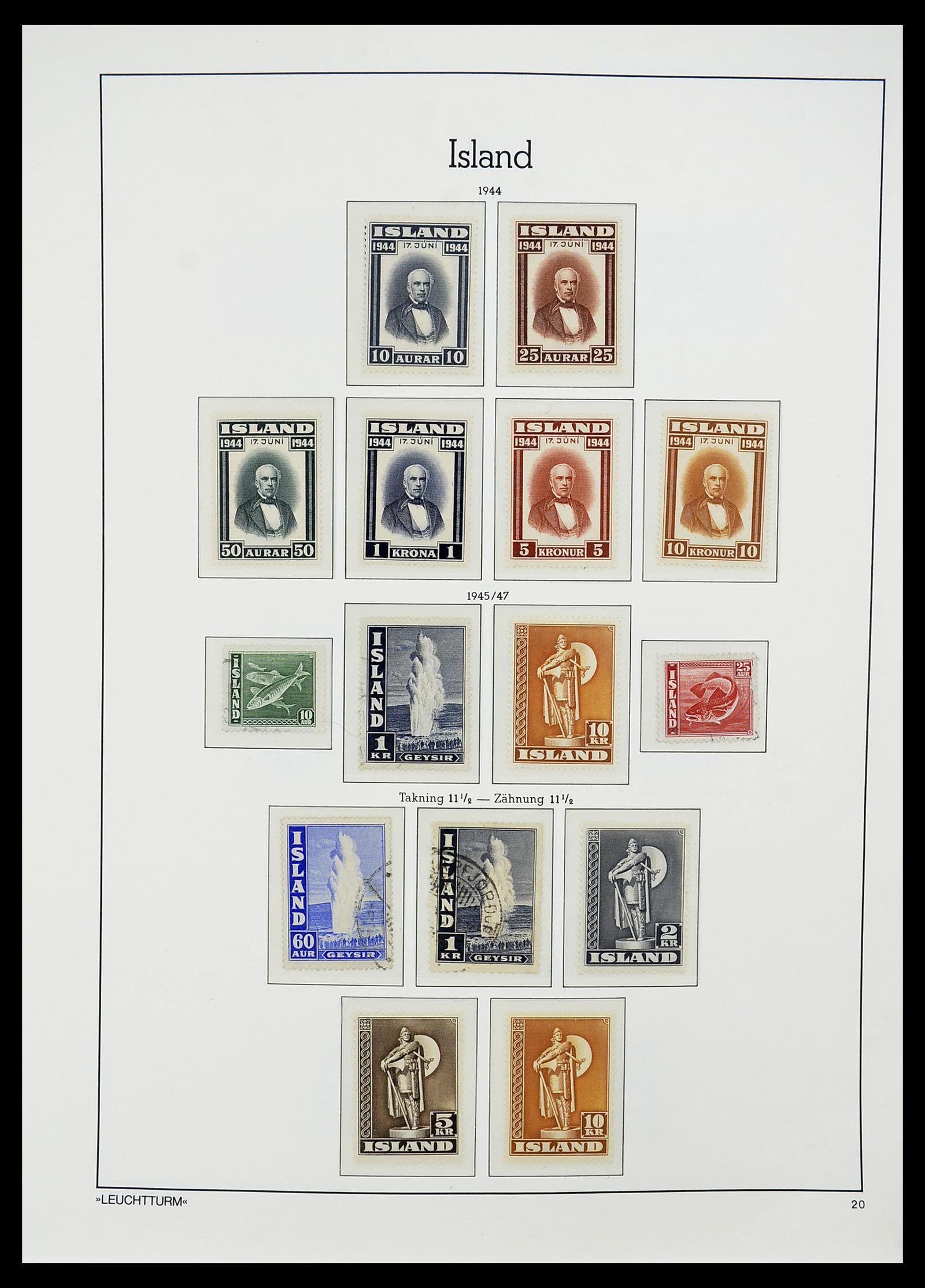 34720 020 - Postzegelverzameling 34720 IJsland 1873-2020!!