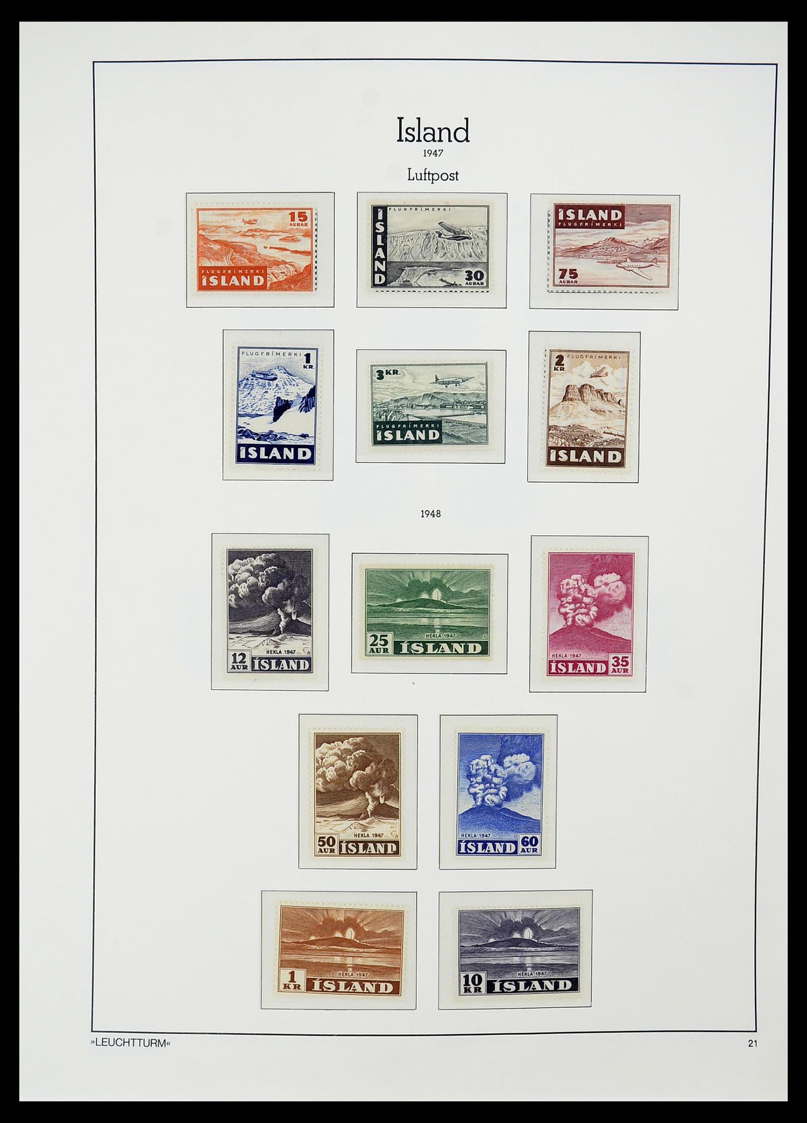 34720 021 - Postzegelverzameling 34720 IJsland 1873-2020!!