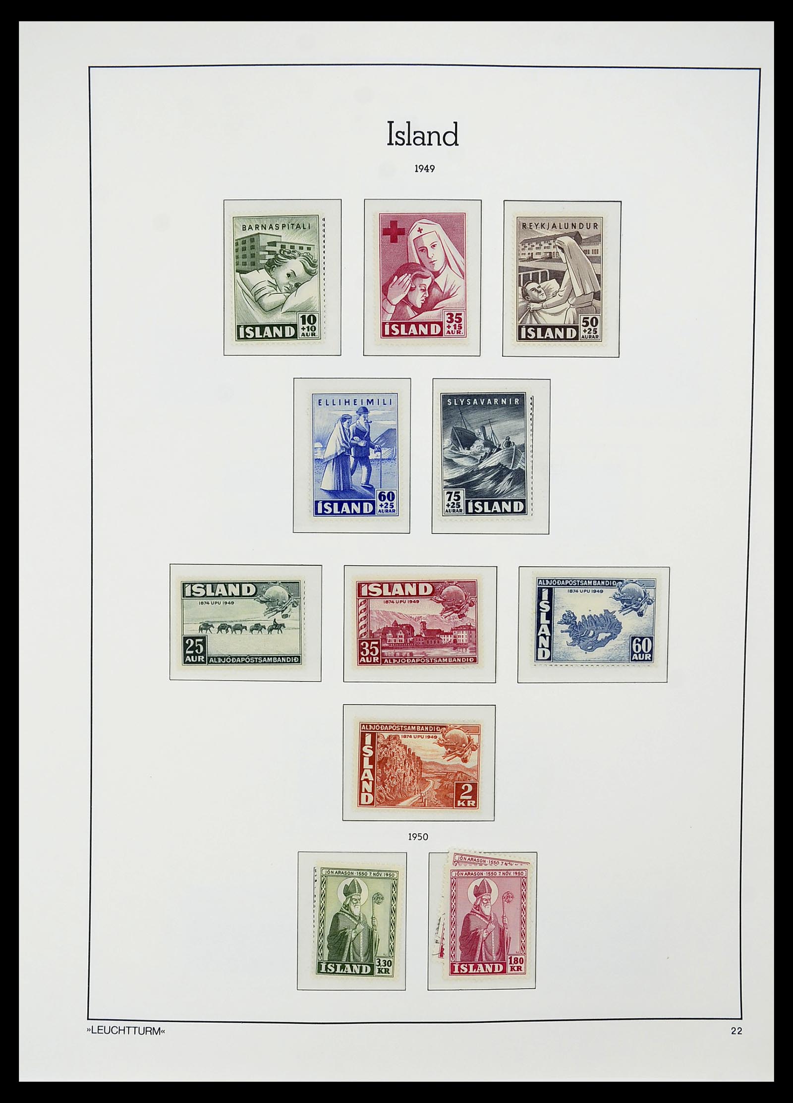 34720 022 - Postzegelverzameling 34720 IJsland 1873-2020!!