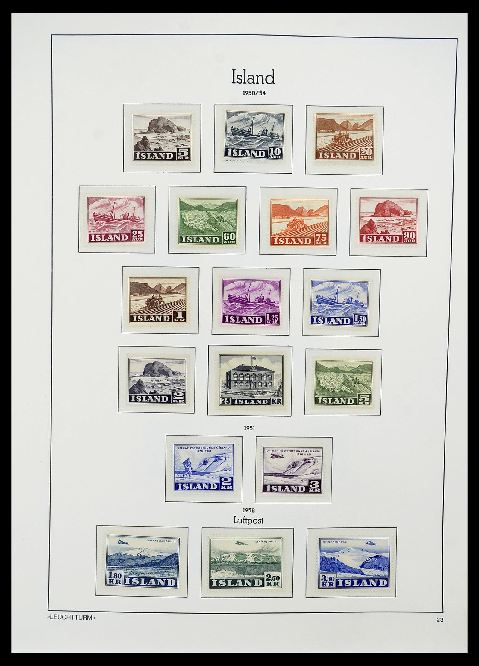 34720 023 - Postzegelverzameling 34720 IJsland 1873-2020!!