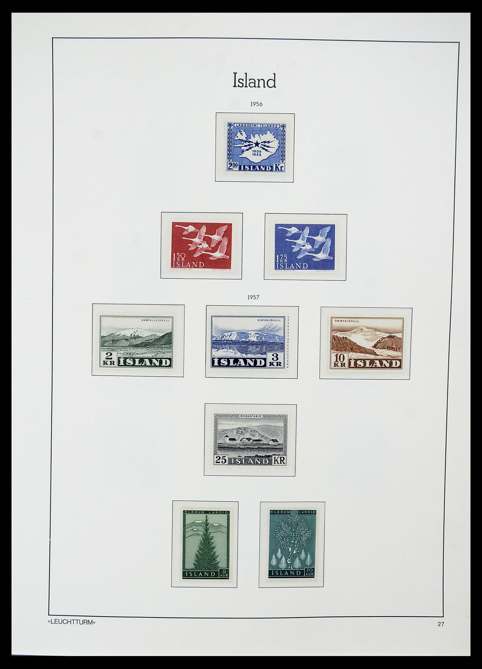 34720 027 - Postzegelverzameling 34720 IJsland 1873-2020!!