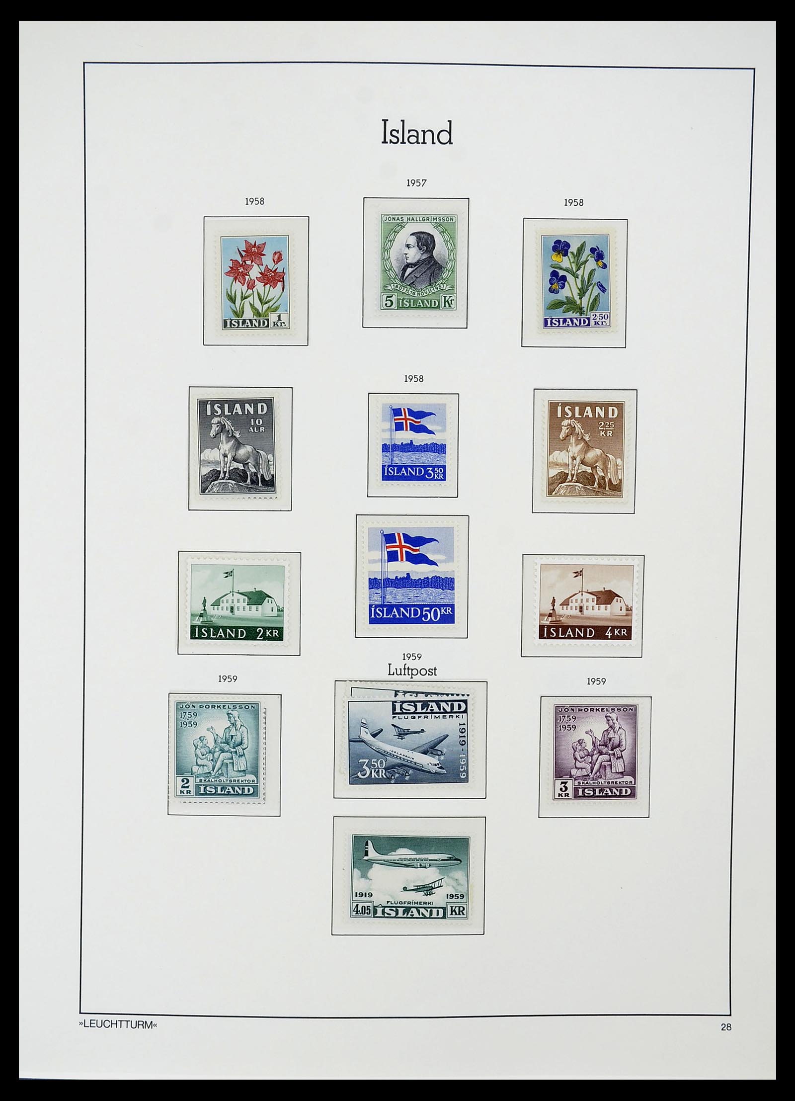 34720 028 - Postzegelverzameling 34720 IJsland 1873-2020!!