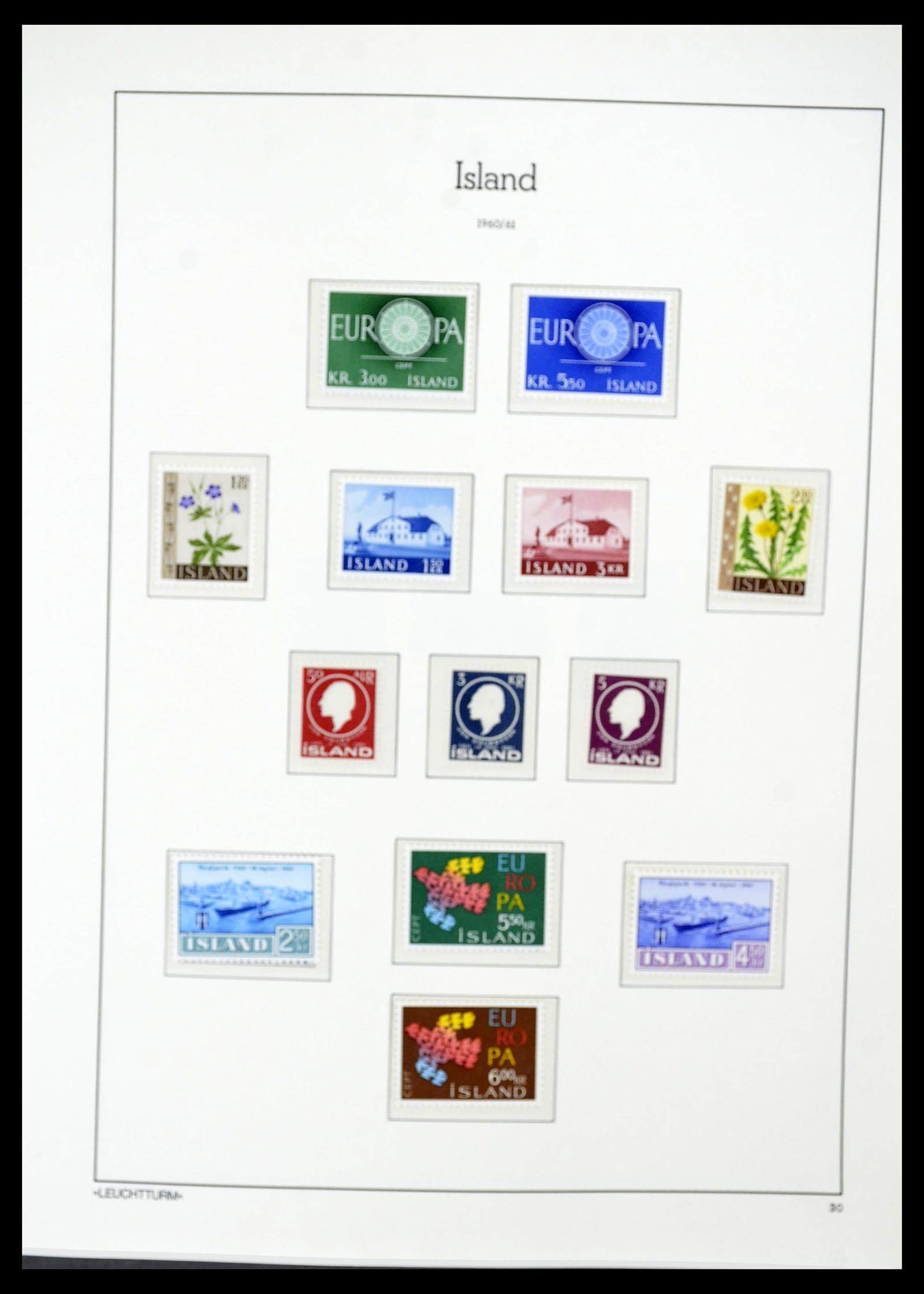 34720 030 - Postzegelverzameling 34720 IJsland 1873-2020!!