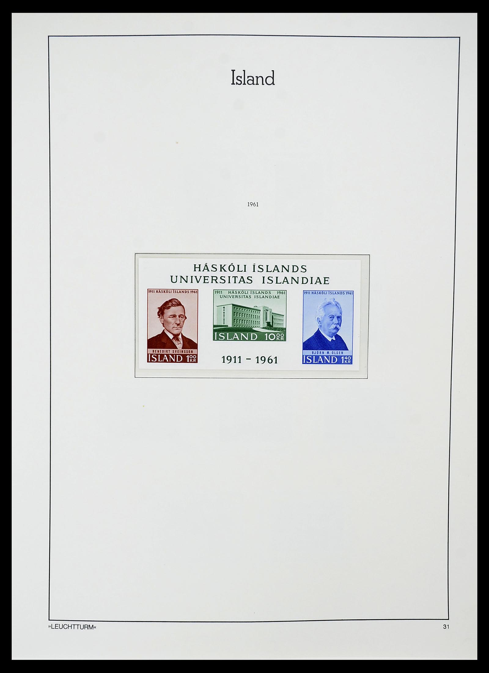 34720 031 - Postzegelverzameling 34720 IJsland 1873-2020!!