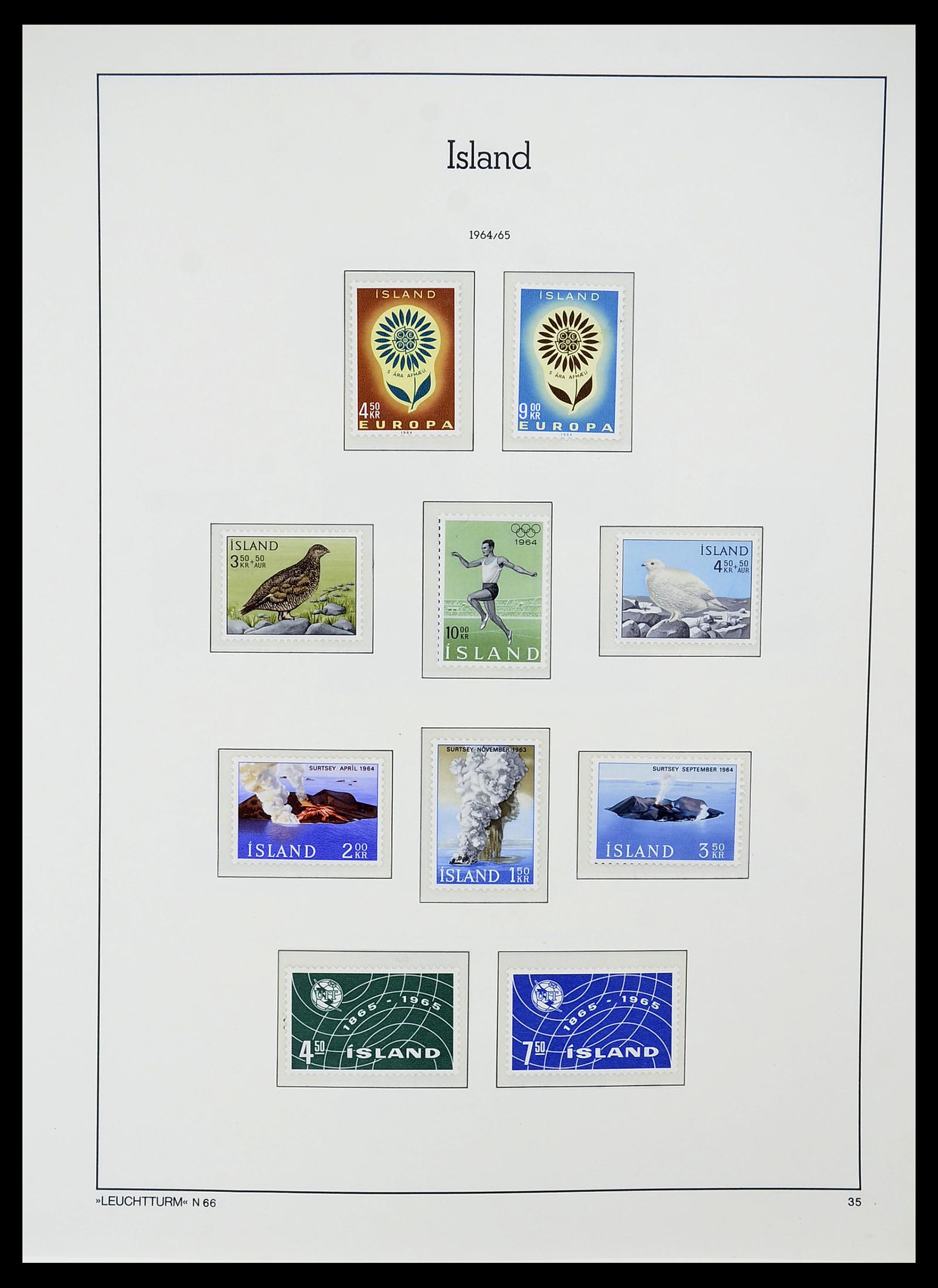 34720 035 - Postzegelverzameling 34720 IJsland 1873-2020!!