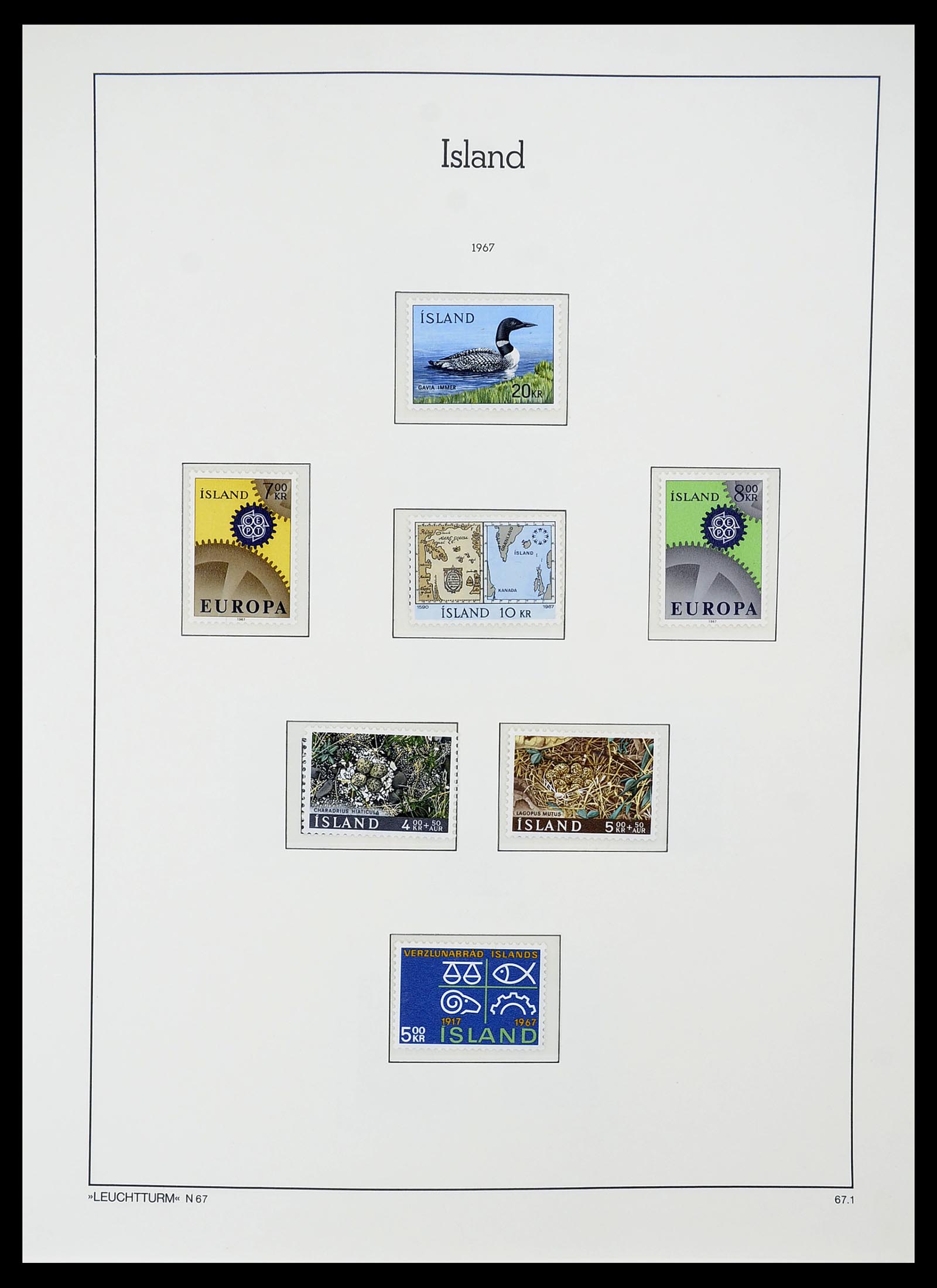 34720 037 - Postzegelverzameling 34720 IJsland 1873-2020!!