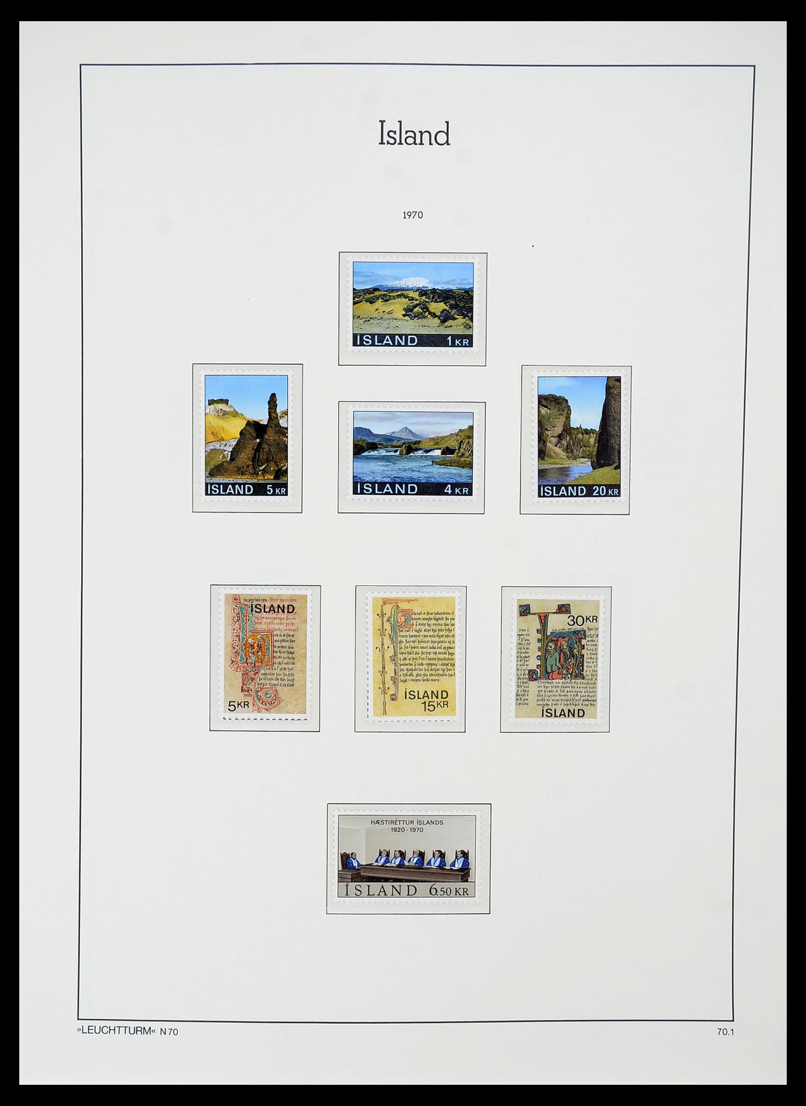 34720 040 - Postzegelverzameling 34720 IJsland 1873-2020!!