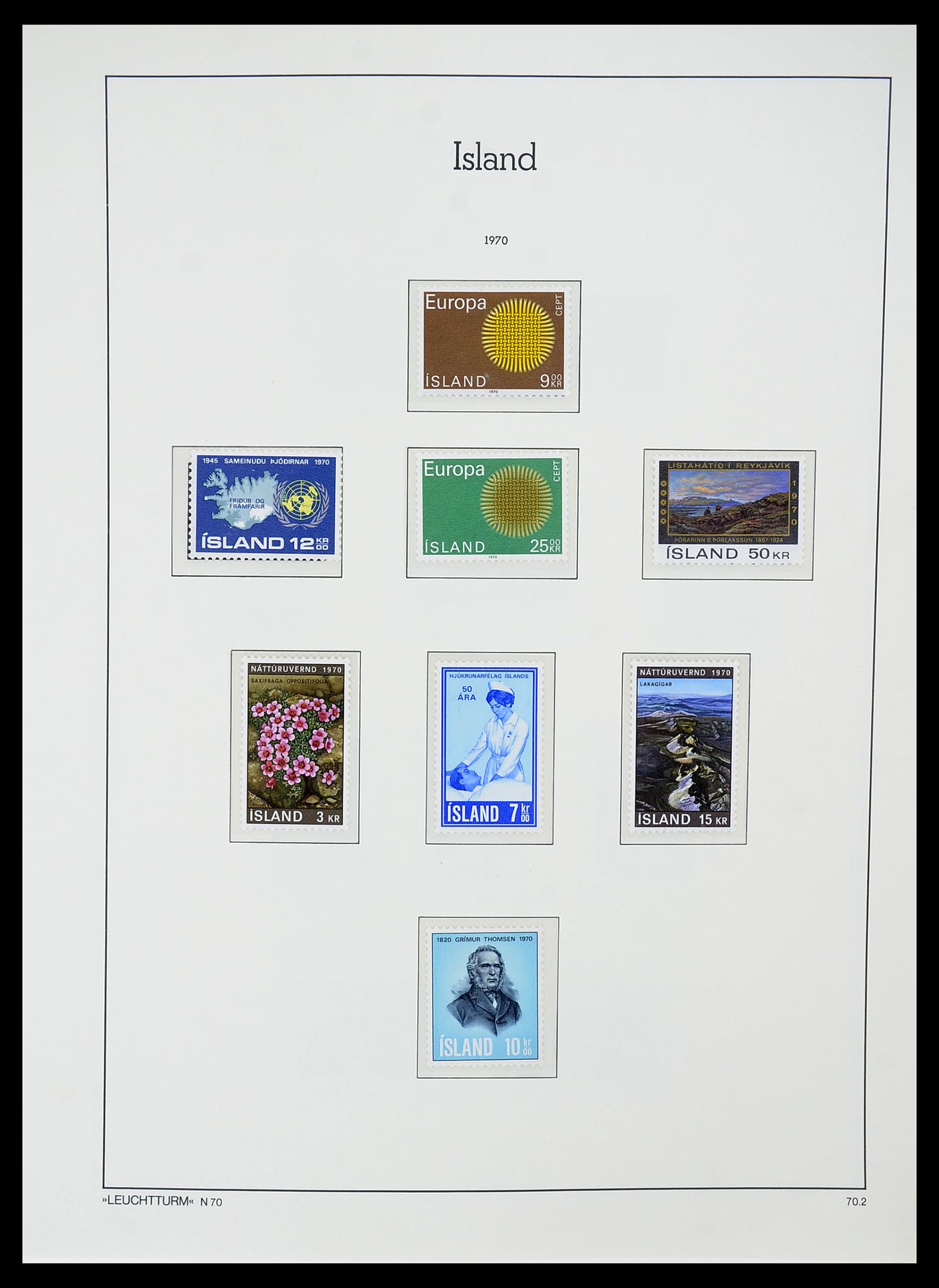 34720 041 - Postzegelverzameling 34720 IJsland 1873-2020!!