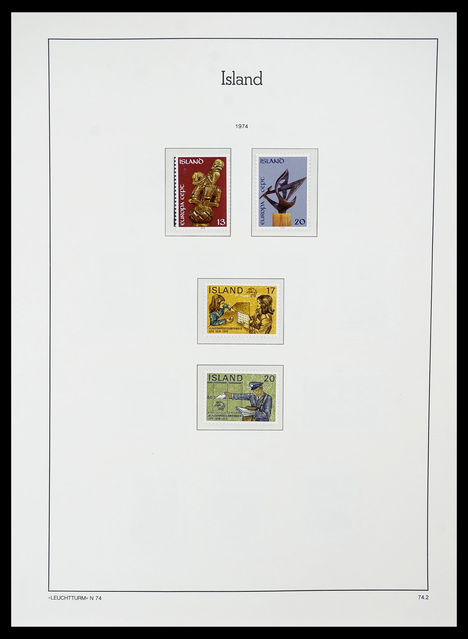 34720 047 - Postzegelverzameling 34720 IJsland 1873-2020!!