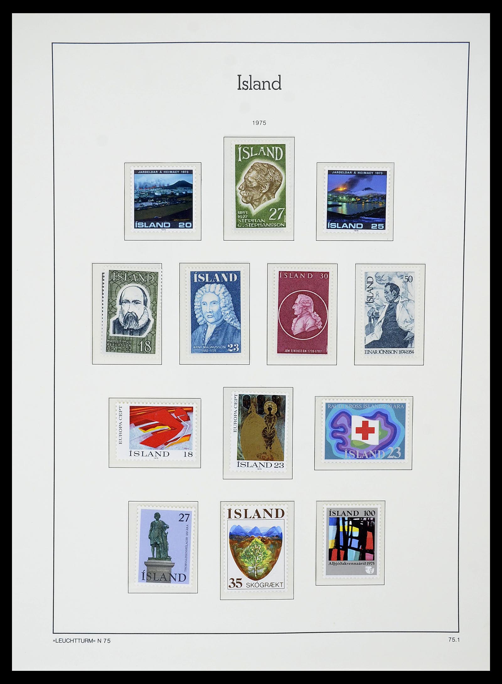 34720 048 - Postzegelverzameling 34720 IJsland 1873-2020!!