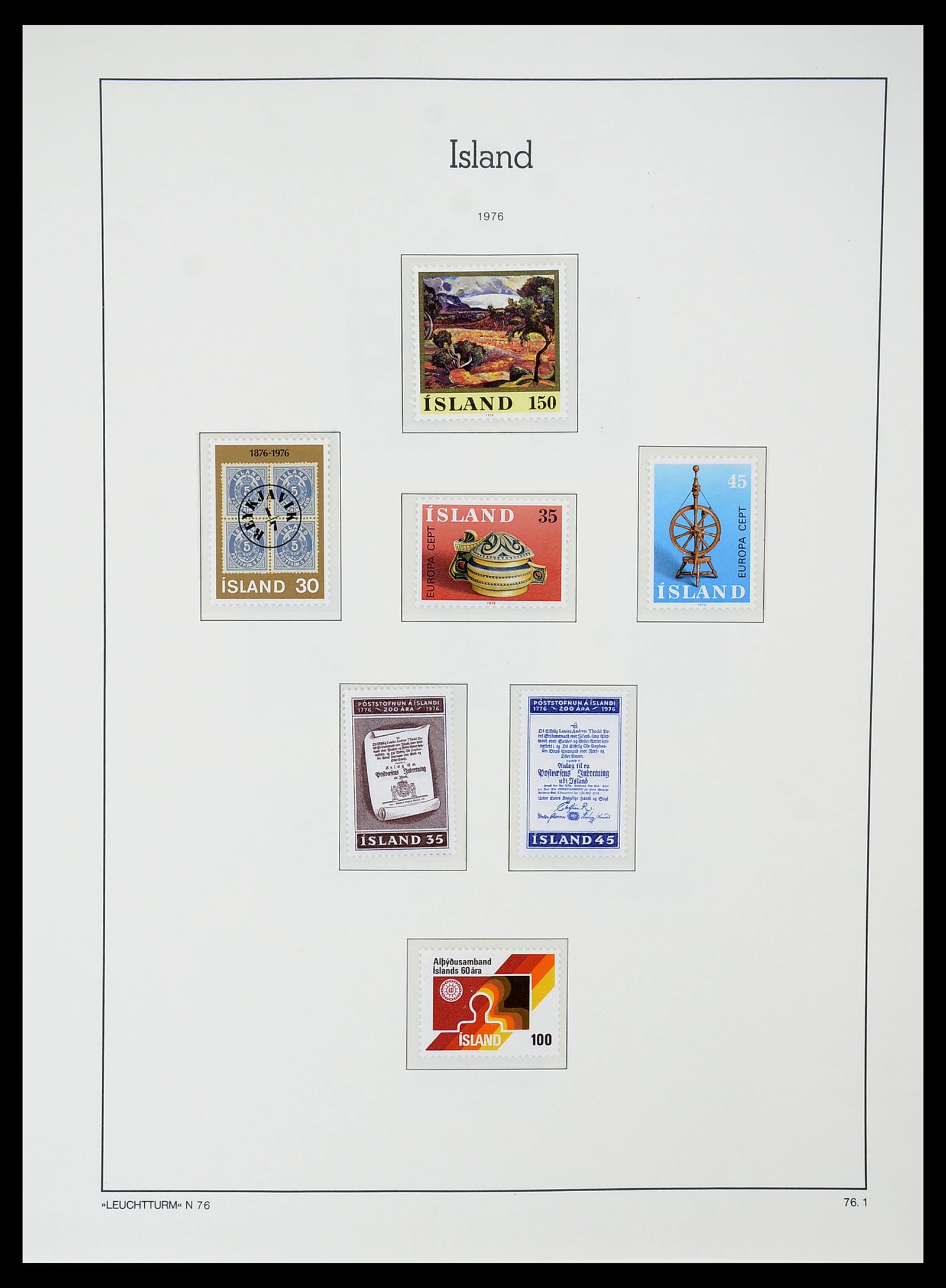 34720 049 - Postzegelverzameling 34720 IJsland 1873-2020!!