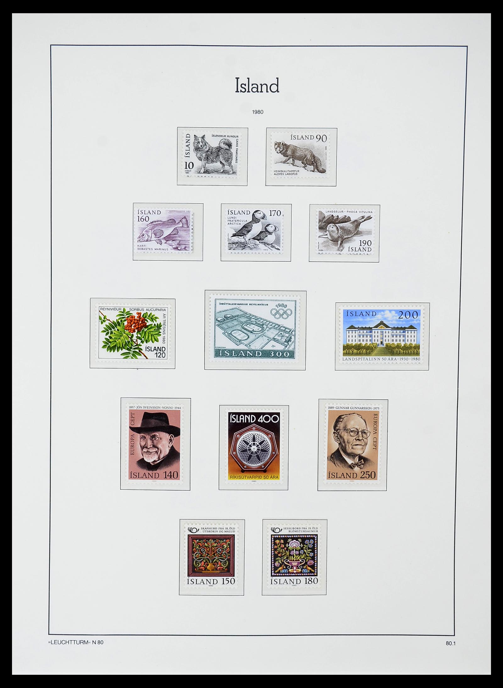 34720 053 - Postzegelverzameling 34720 IJsland 1873-2020!!