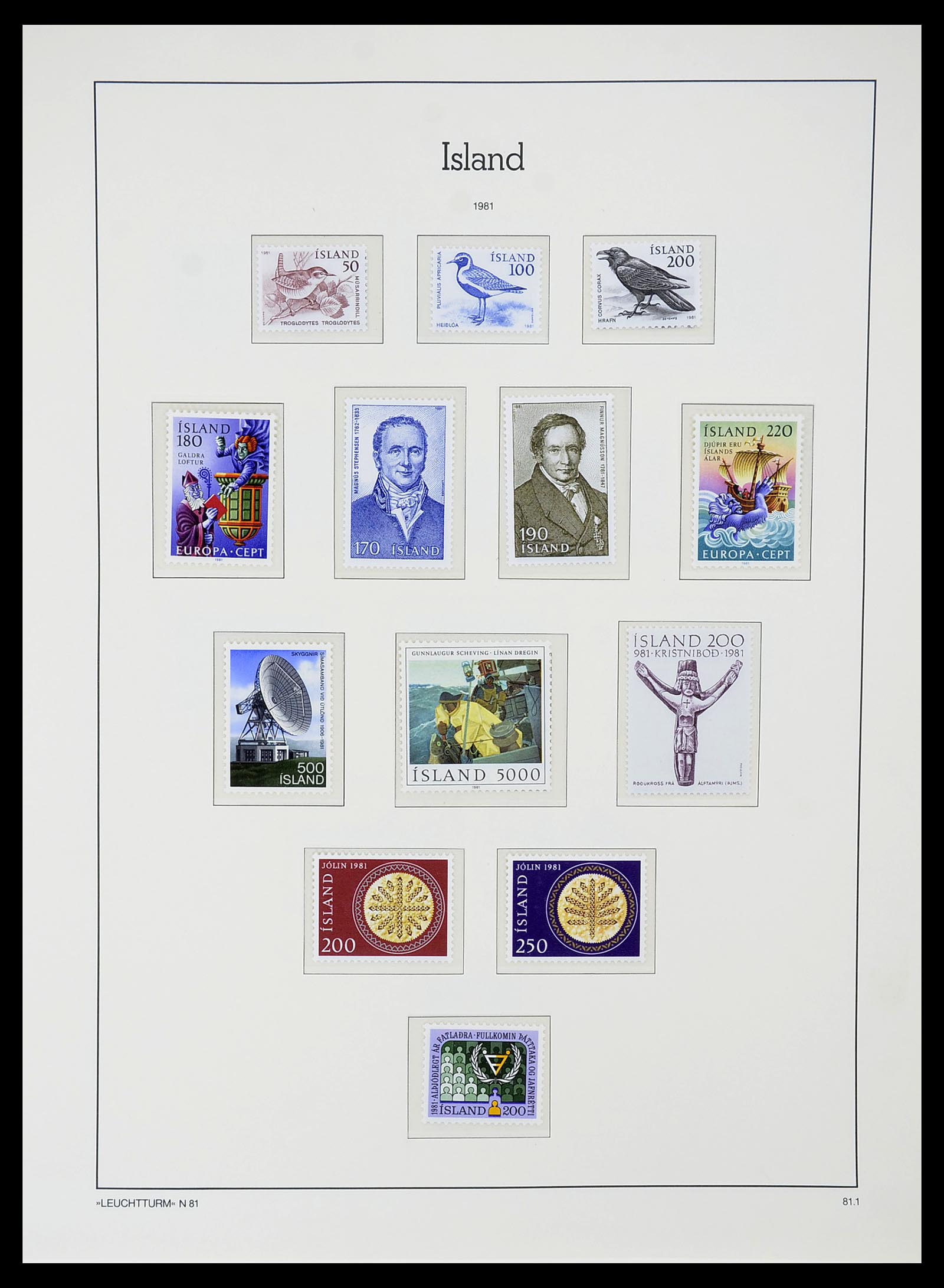 34720 054 - Postzegelverzameling 34720 IJsland 1873-2020!!