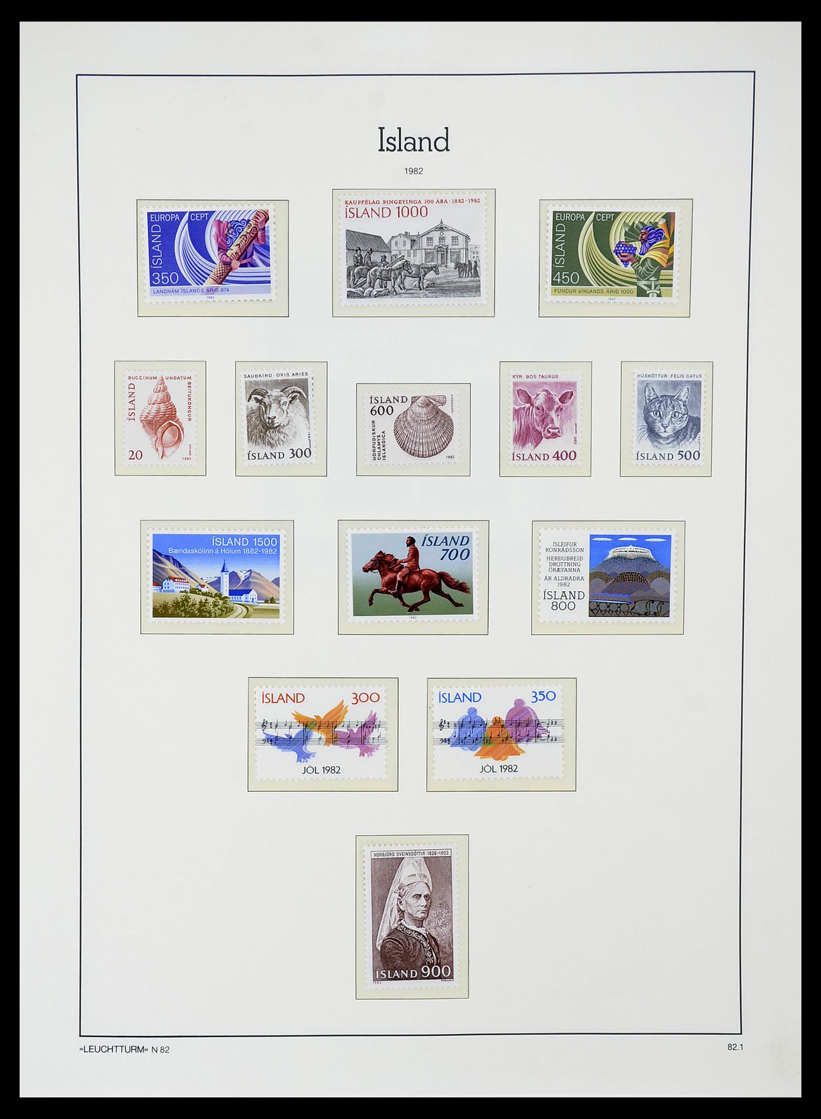 34720 055 - Postzegelverzameling 34720 IJsland 1873-2020!!