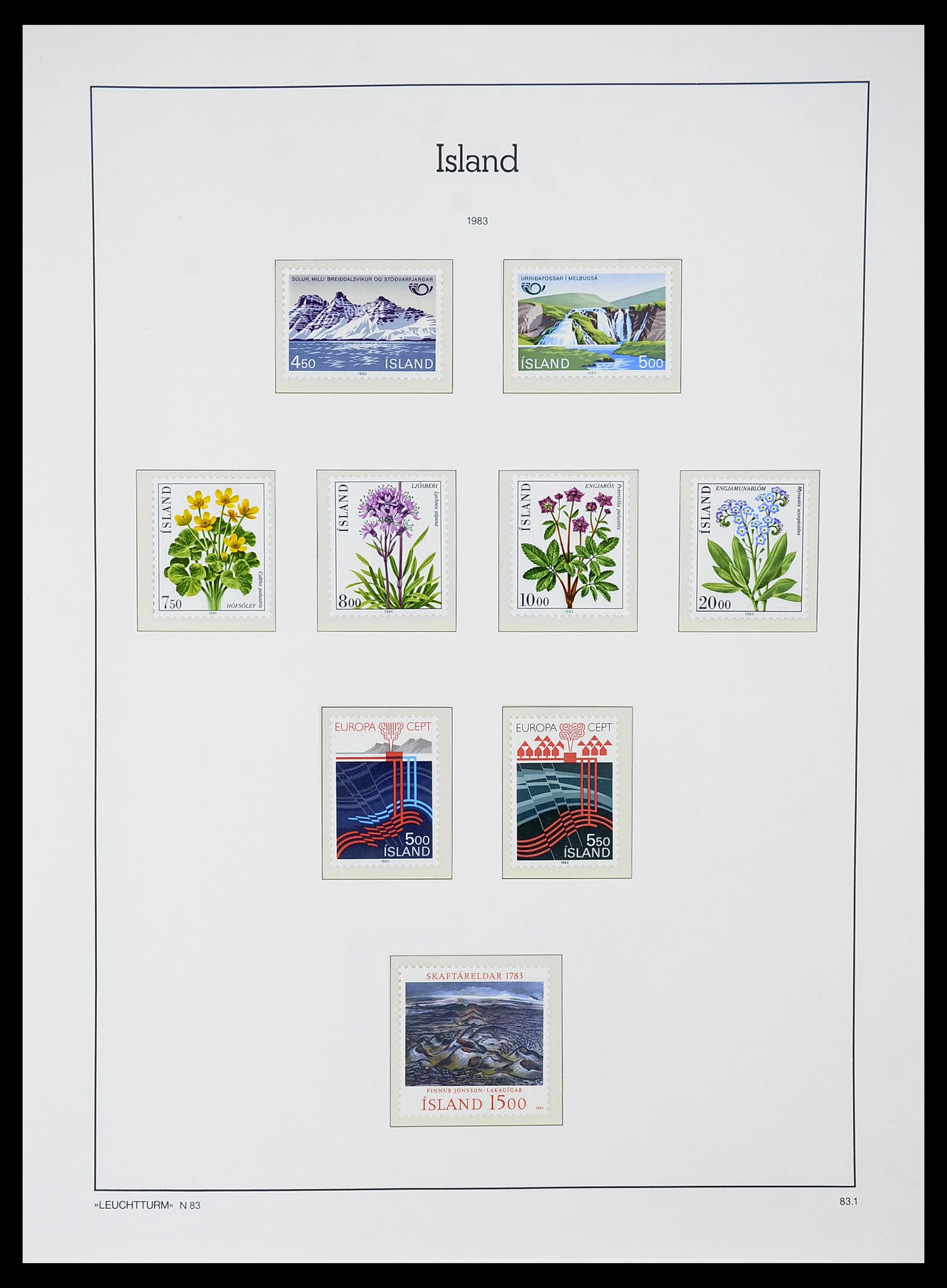 34720 057 - Postzegelverzameling 34720 IJsland 1873-2020!!