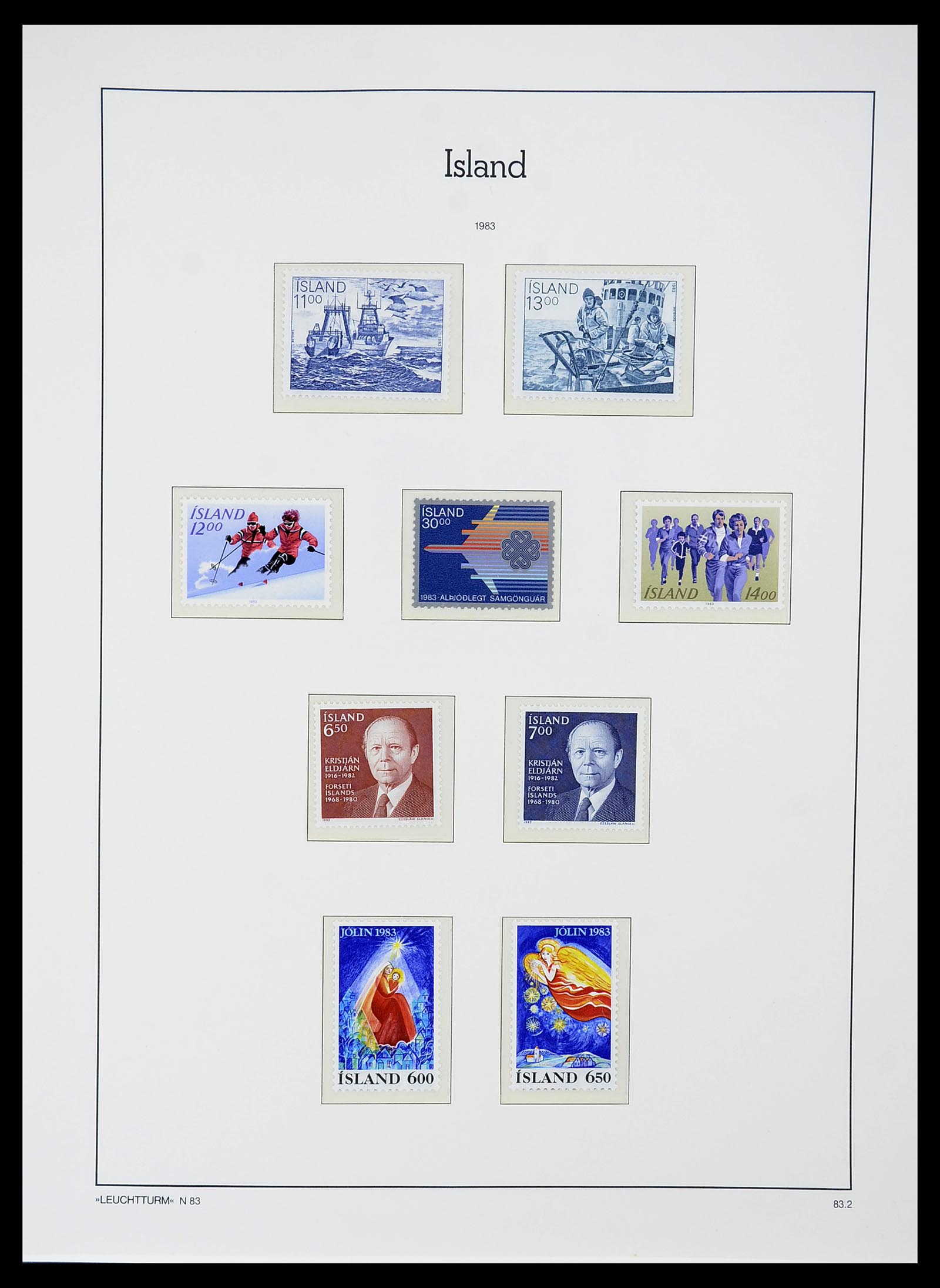 34720 058 - Postzegelverzameling 34720 IJsland 1873-2020!!