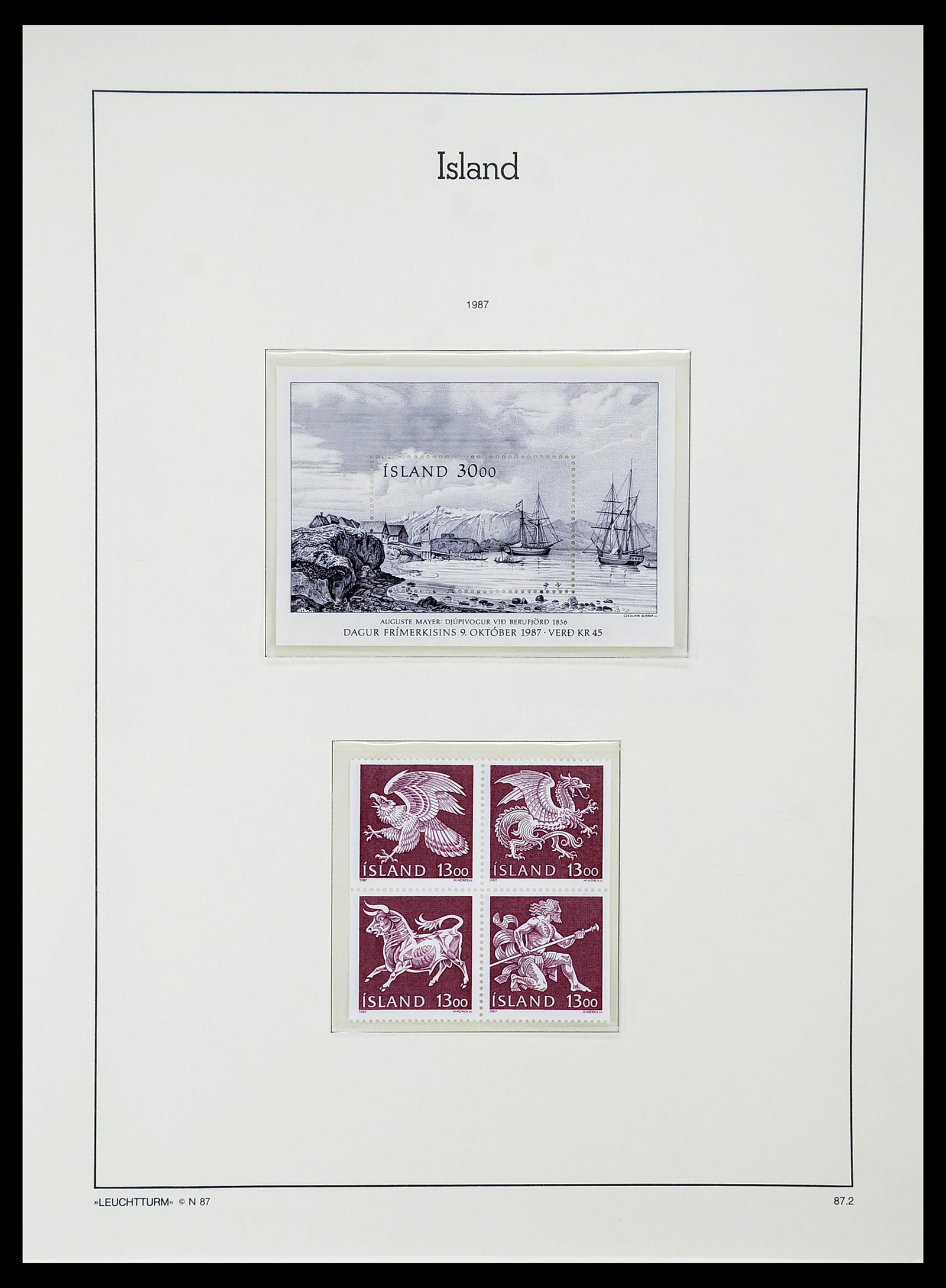 34720 068 - Stamp Collection 34720 Iceland 1873-2020!!