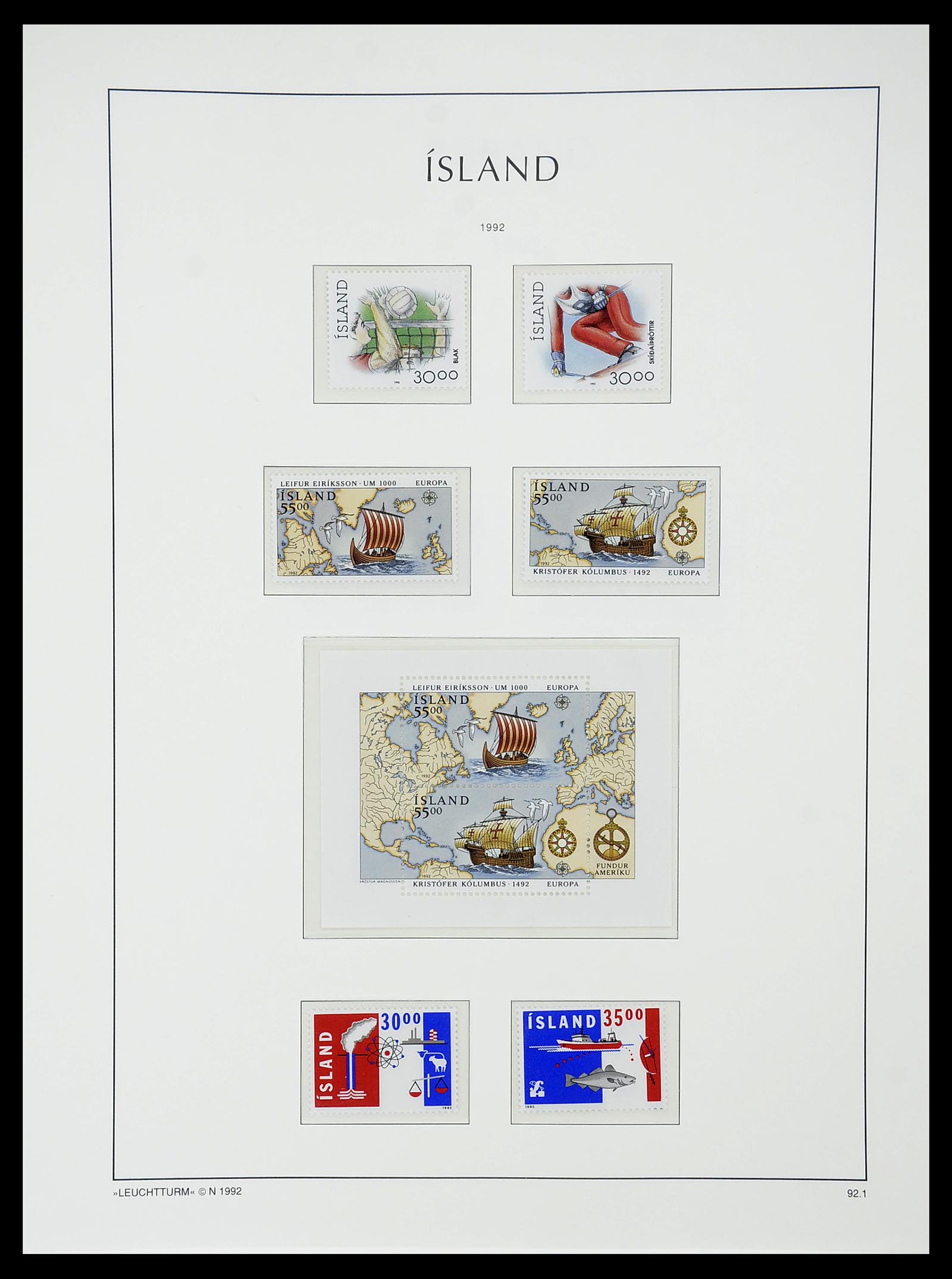 34720 087 - Stamp Collection 34720 Iceland 1873-2020!!